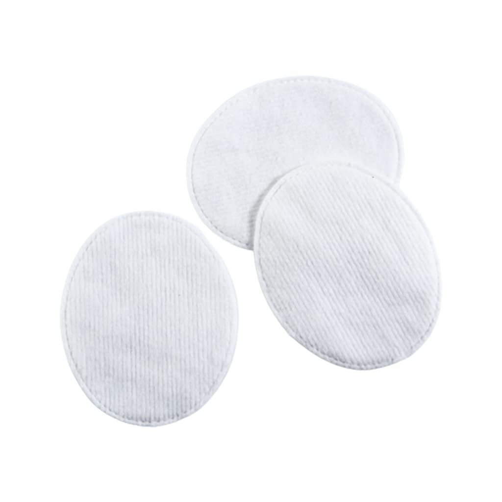 Prima Donna Large Oval Cotton Pads - 100% Natural Organic Cotton, Soft & Skin-Friendly for Makeup Removal, Facial Cleansing & Toner Application (Pack of 2) - Perfect for Daily Beauty Routine & Travel Skincare Essentials
