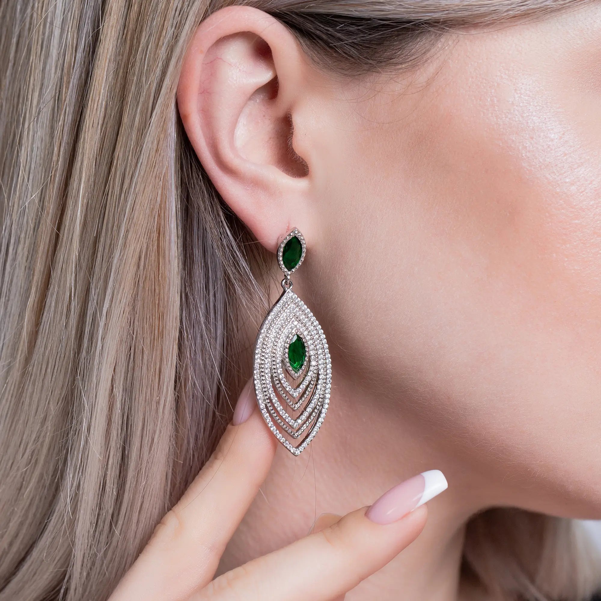 Paris Helix Earrings for Women - Elegant French Inspired Hoop Earrings for Cartilage & Helix Piercing - Perfect for Parties, Weddings & Everyday Wear