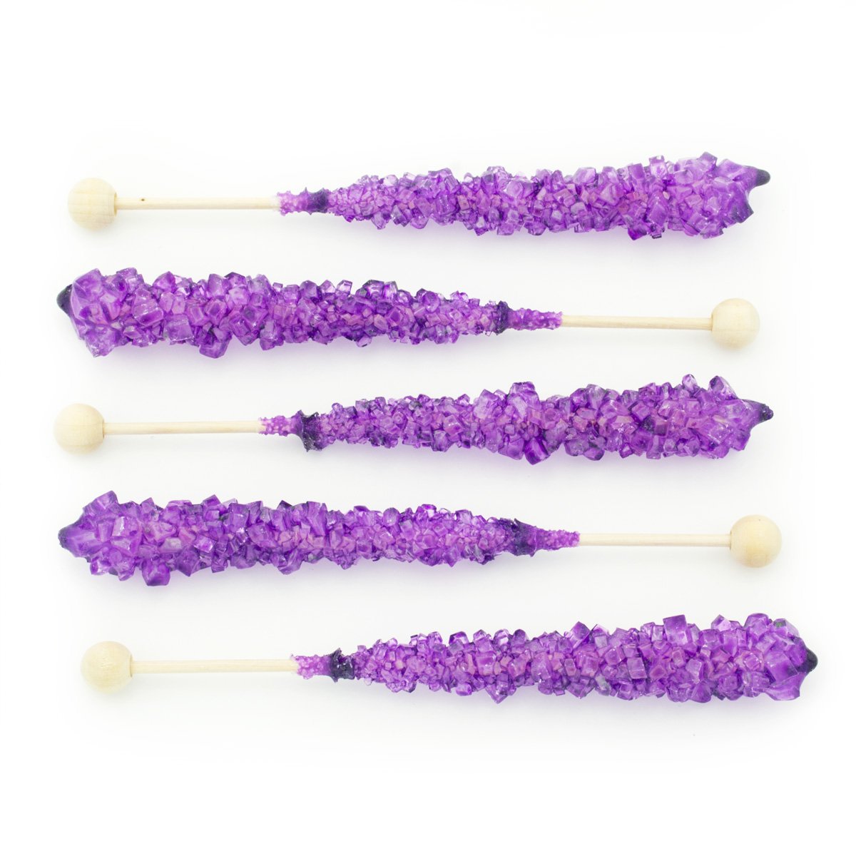Boone's Mill Rock Crystal Candy Sticks - Purple Grape Flavor, Pack of 36 | Vintage Hard Candy for Parties, Gifts & Nostalgic Treats