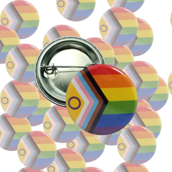 Intersex-Inclusive Progress Pride Flag Pins - 1.25