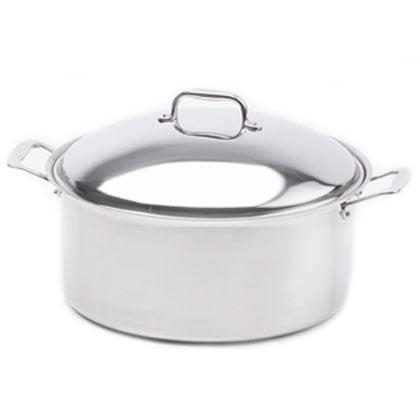 12 Quart Stainless Steel Stock Pot with Lid - Heavy Duty Cooking Pot for Soups, Stews, Pasta & Canning - Perfect for Home Kitchen & Commercial Use