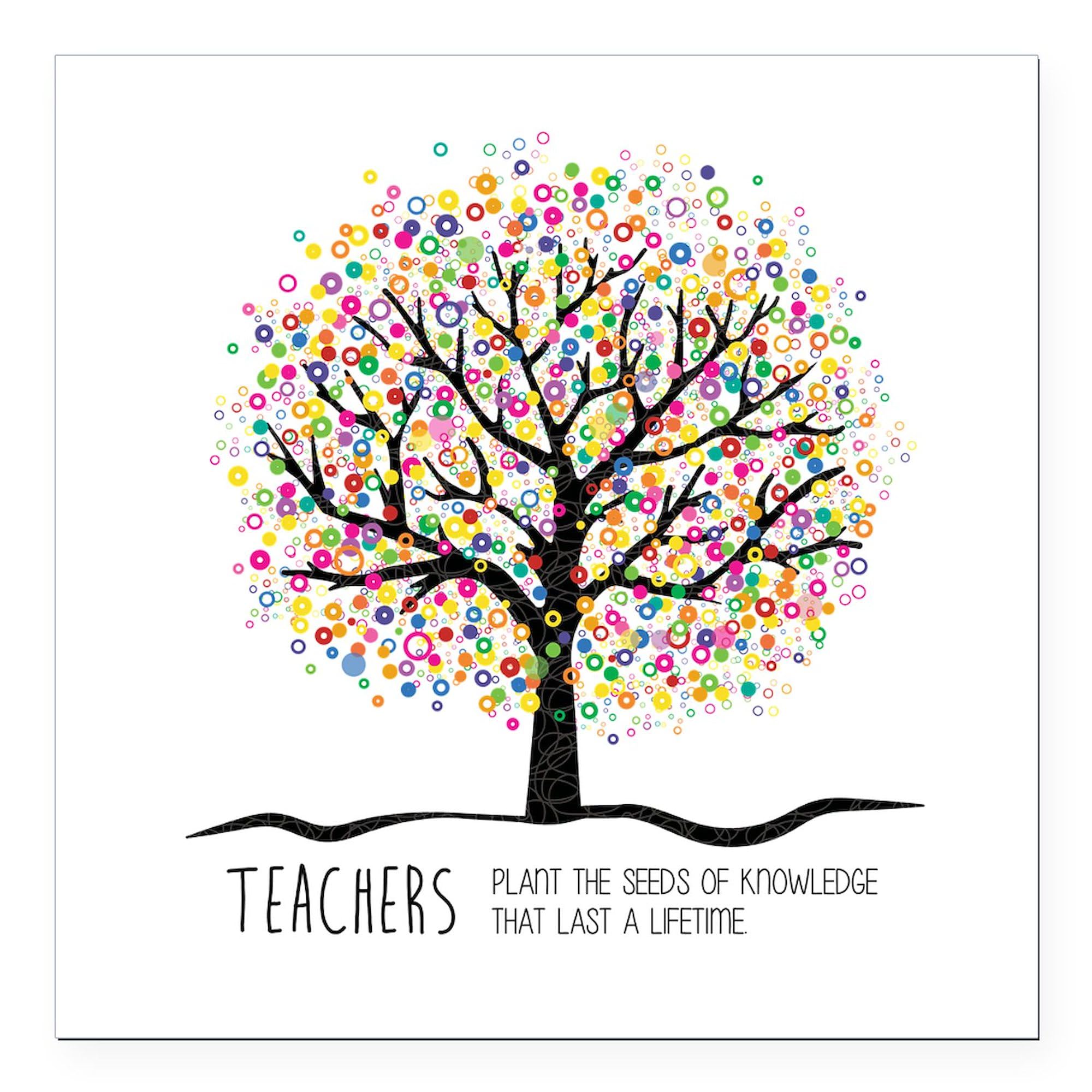 Teacher Appreciation Quote Square Car Magnet 3x3 Inch - Funny Classroom Gift for Educators - Magnetic Bumper Sticker for Cars, Lockers & Whiteboards - Perfect for Teacher Appreciation Week & End of Year Gifts