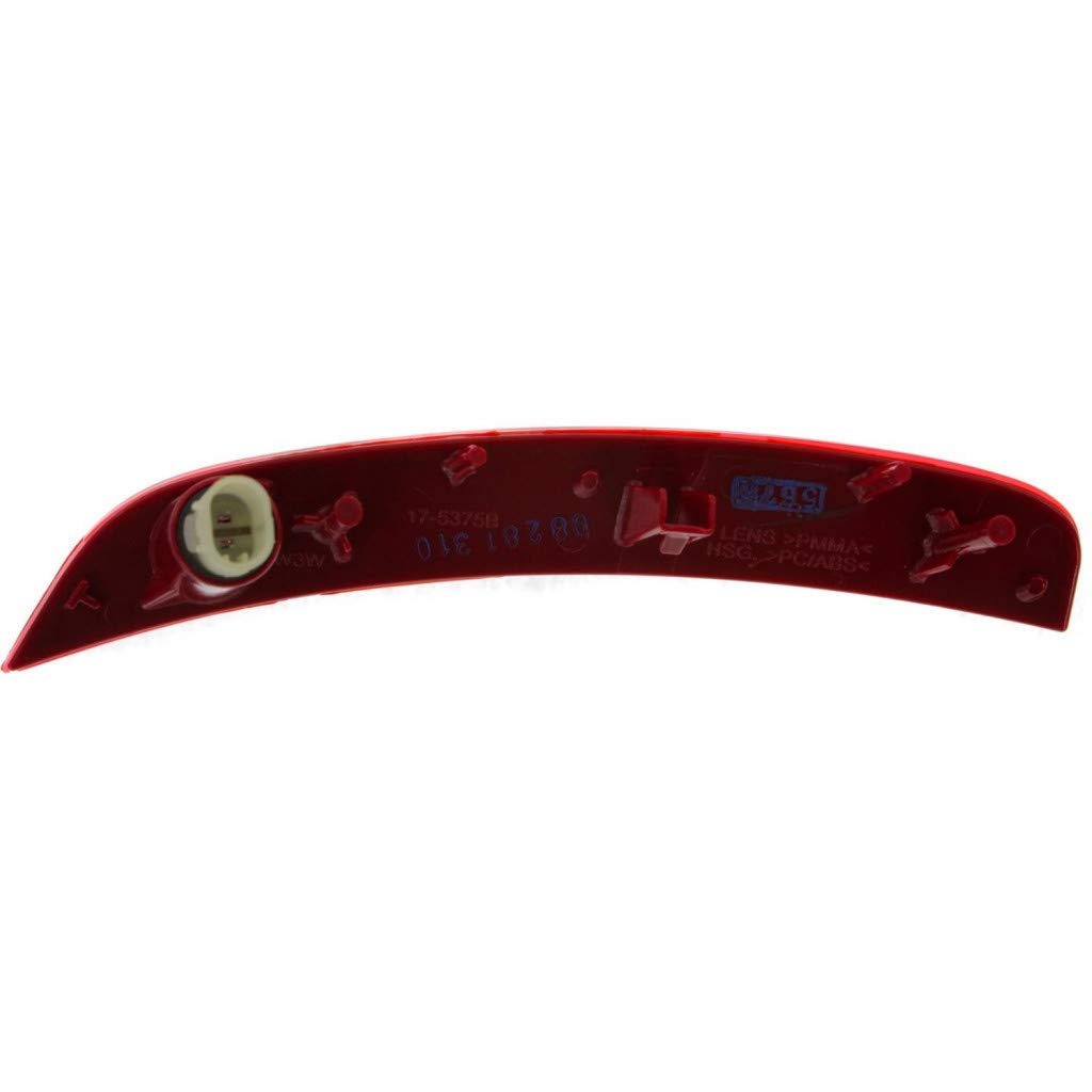 2012-2017 Fiat 500 Pair LED Rear Marker Reflector Lights - Driver & Passenger Side Replacement for FI2864100 FI2865100 (Fits Models with Park Assist System) - Perfect for Night Driving Safety and Vehicle Customization