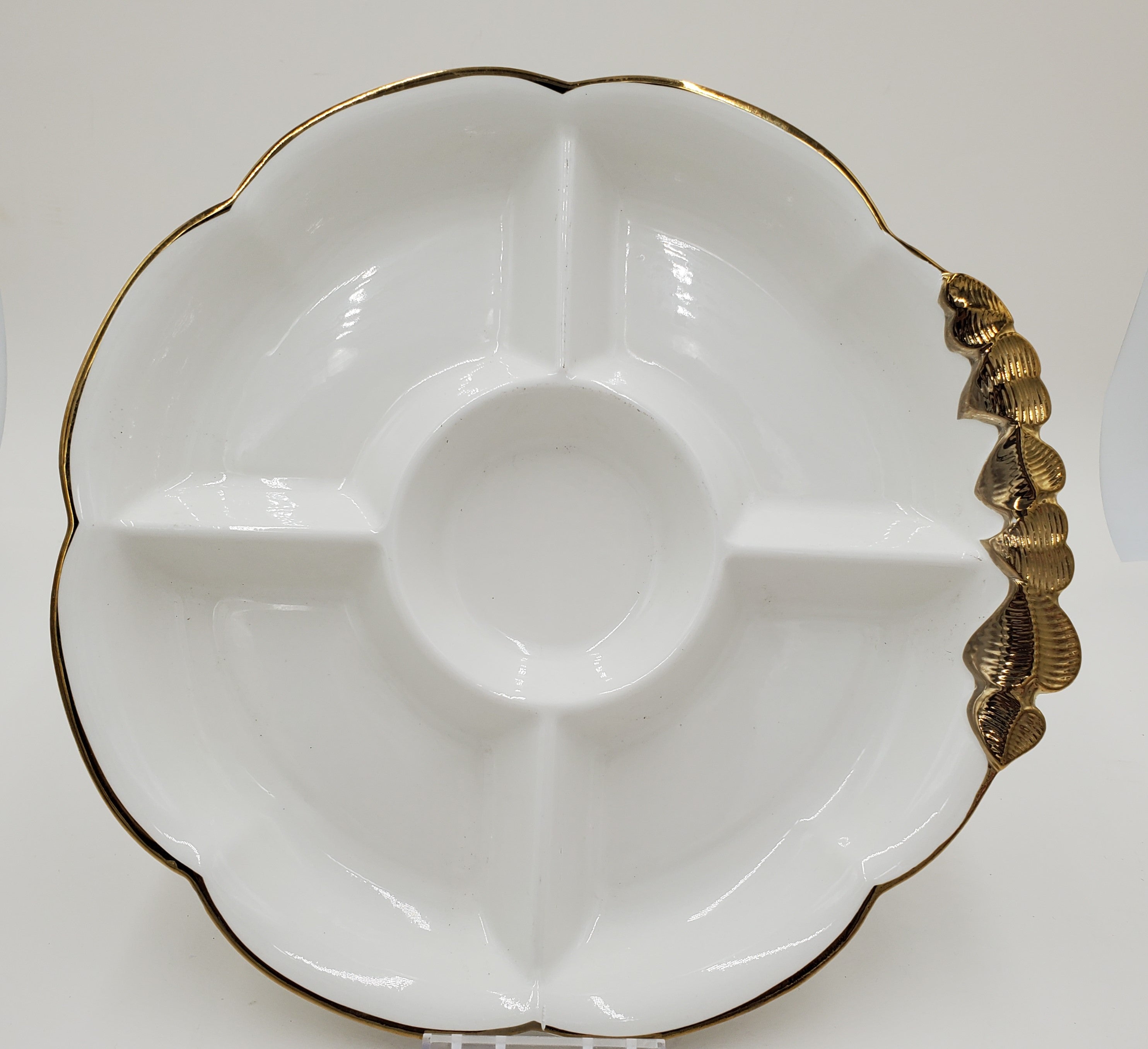 12-Piece Gold Round Section Dinner Plate Set - Elegant Tableware for Fine Dining, Parties & Special Occasions