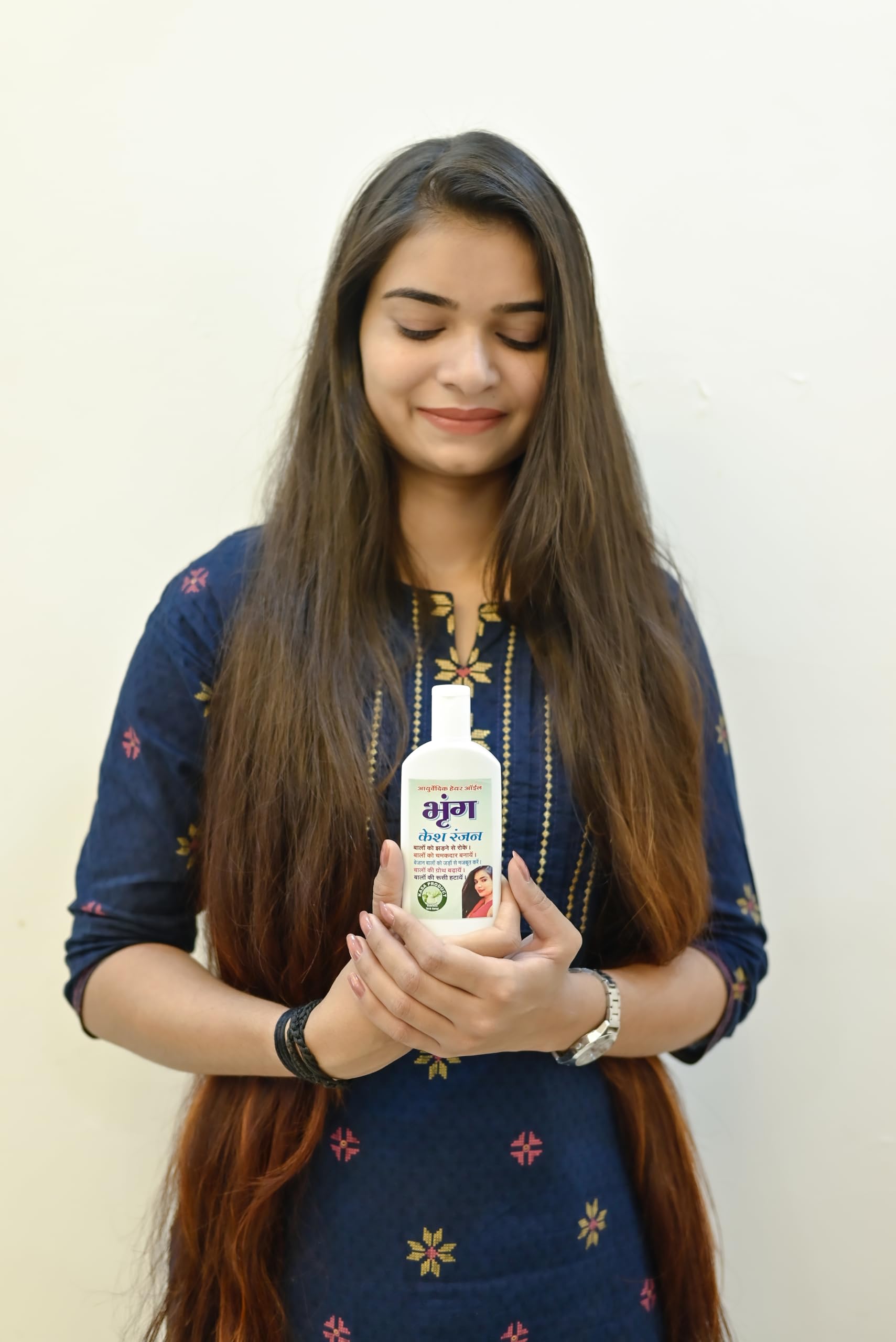 Bhringkesh Ranjan Herbal Hair Oil for Hair Growth & Fall Control - 100ml | Repairs Damaged Hair | Natural Ayurvedic Treatment for Thicker, Healthier Hair | Perfect for Daily Scalp Massage & Hair Care Routine