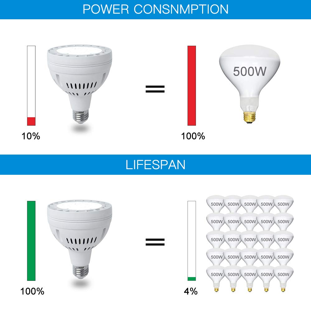 12V 50W LED Pool Light for Inground Swimming Pools - 5000LM Daylight White, Energy Efficient Replacement for 300-800W Halogen Bulbs - Compatible with Pentair & Hayward Pool Lights - Perfect for Night Swimming, Pool Parties & Backyard Lighting