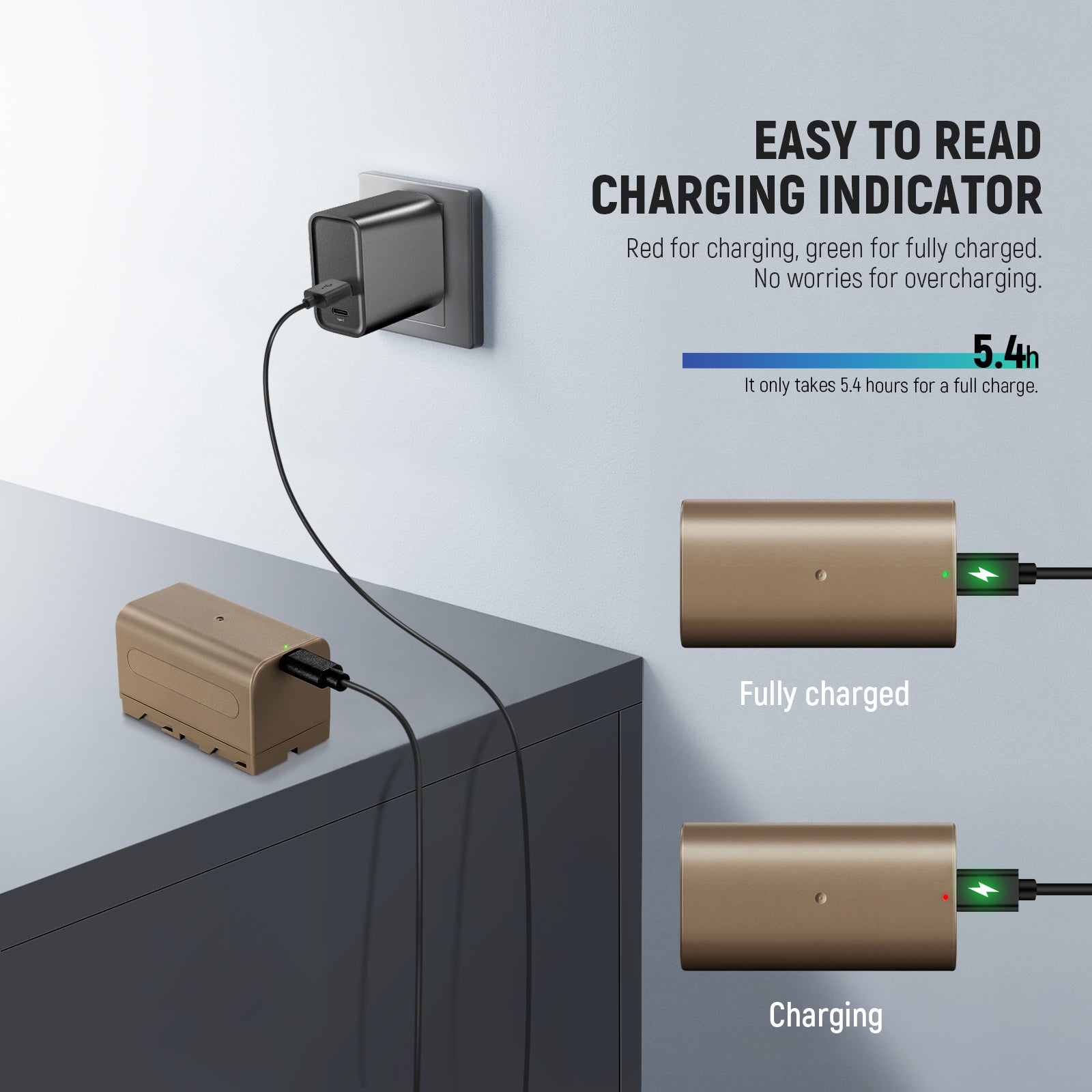 NEEWER NP-F750 7000mAh Replacement Battery for Sony Cameras - High Capacity Power Solution for Photography & Videography