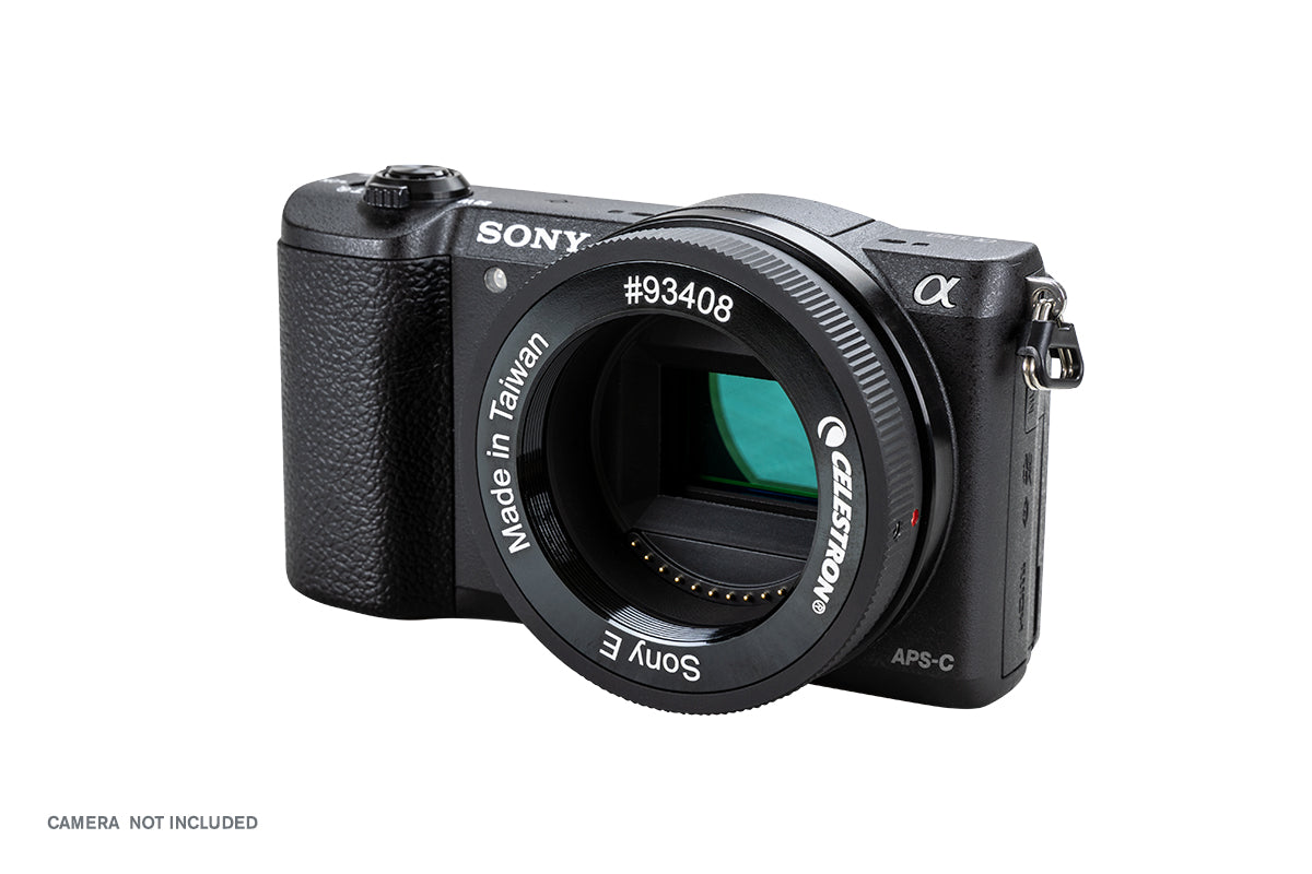 Sony E Mount T Ring Adapter - Compatible with Sony E-Mount Cameras & Telescopes for Astrophotography & Astronomy Use