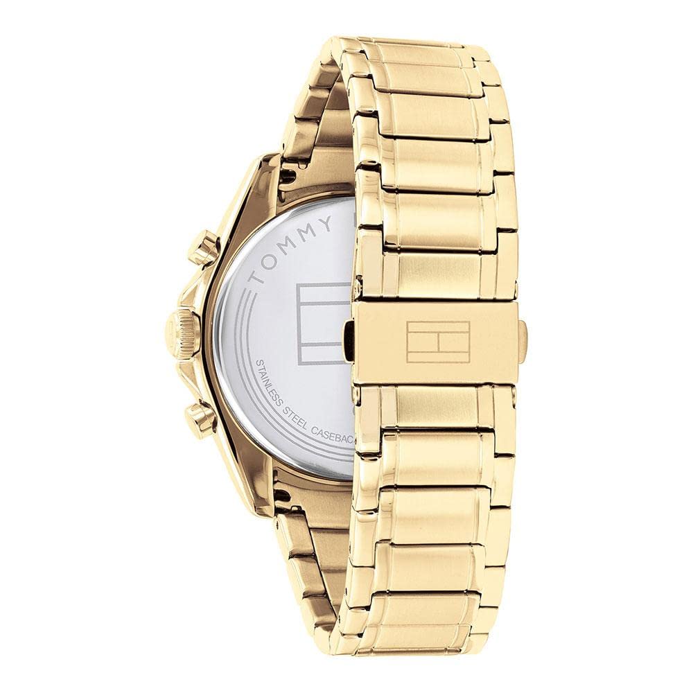 Tommy Hilfiger Men's Stainless Steel Quartz Multifunction Watch - 44mm Casual Dress Watch for Men - Perfect Gift for Him, Business, Office & Everyday Wear