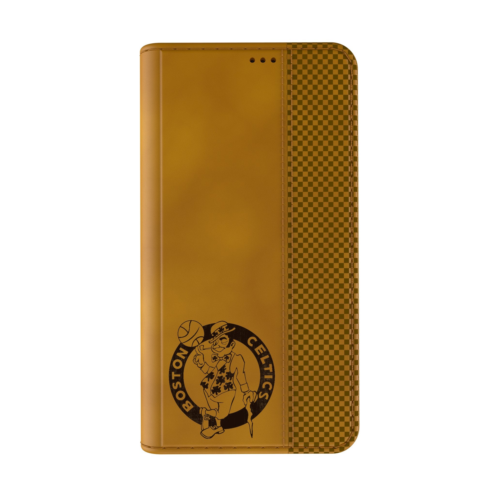 Boston Celtics NBA Basketball Team Burn Folio Phone Case for Apple iPhone - Perfect for Celtics Fans & Game Day Support