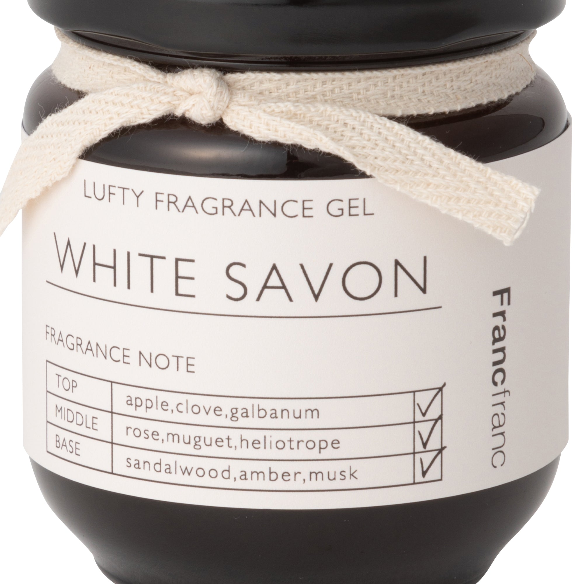 Lufty Fragrance Gel Air Freshener - White Scented Gel for Home, Car & Office | Long-Lasting Odor Eliminator & Room Deodorizer