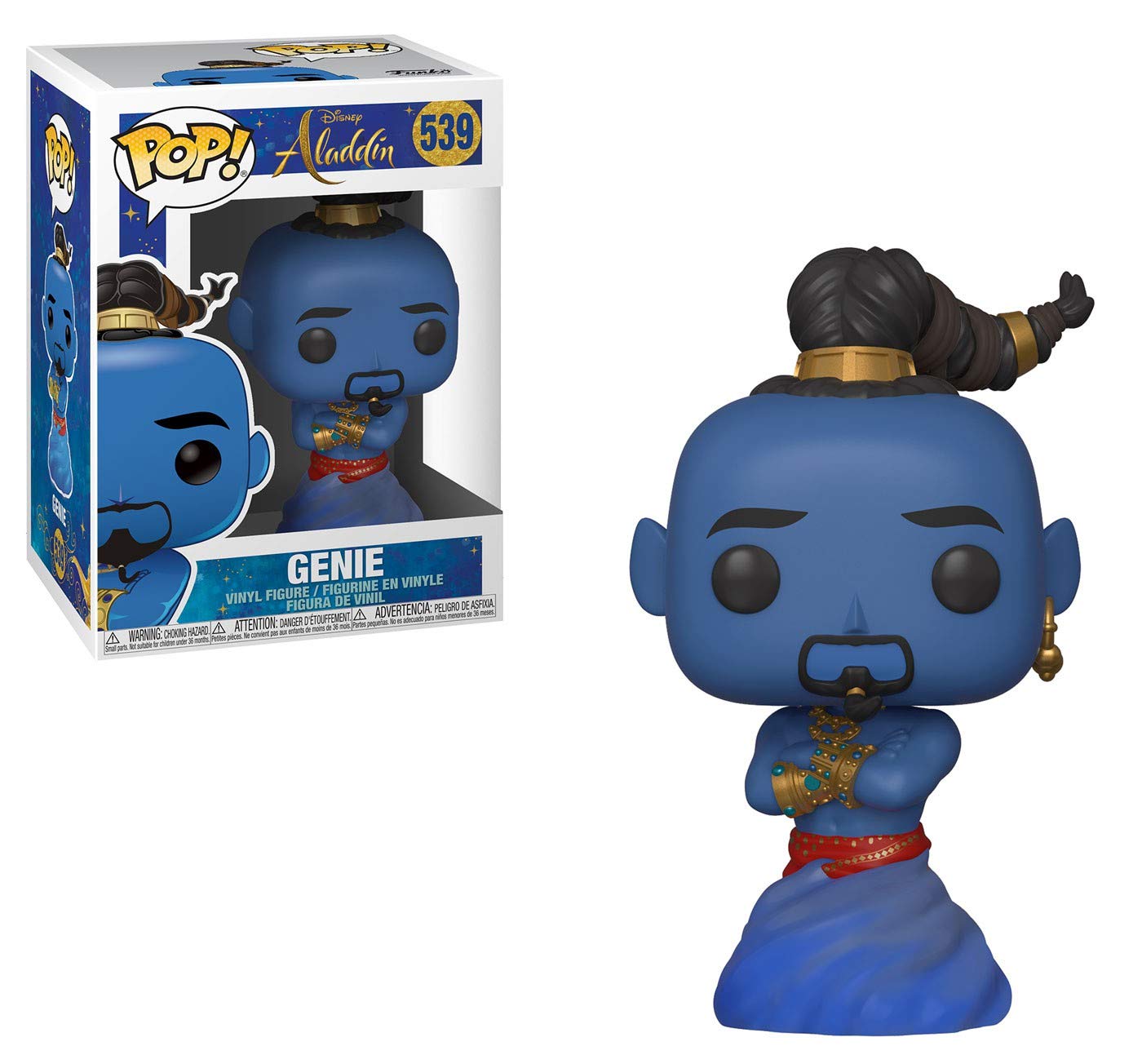Funko Pop! Disney Aladdin Live Action Genie Collectible Vinyl Figure - Perfect for Disney Fans, Movie Collectors & Gift Giving