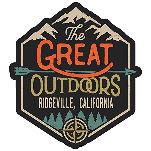 Ridgeville California The Great Outdoors Design 4-Inch Fridge Magnet - Collectible Souvenir for Travel Lovers, Perfect for Fridge, Office & Home Decor