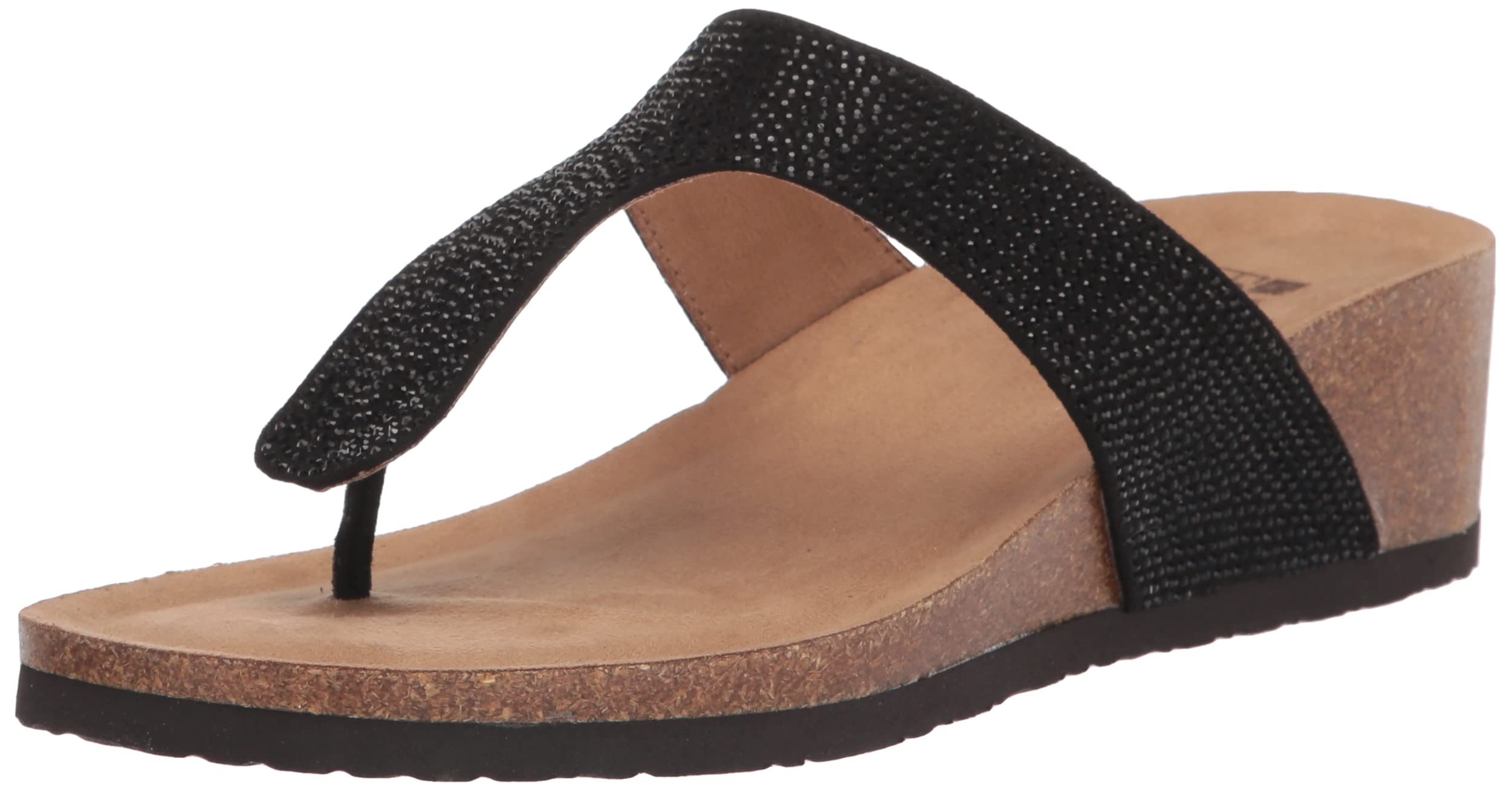 White Mountain Women's Wedge Sandal - Comfortable Casual Summer Shoes for Walking, Beach & Outdoor Activities | Fashionable Slip-On Sandals for Women