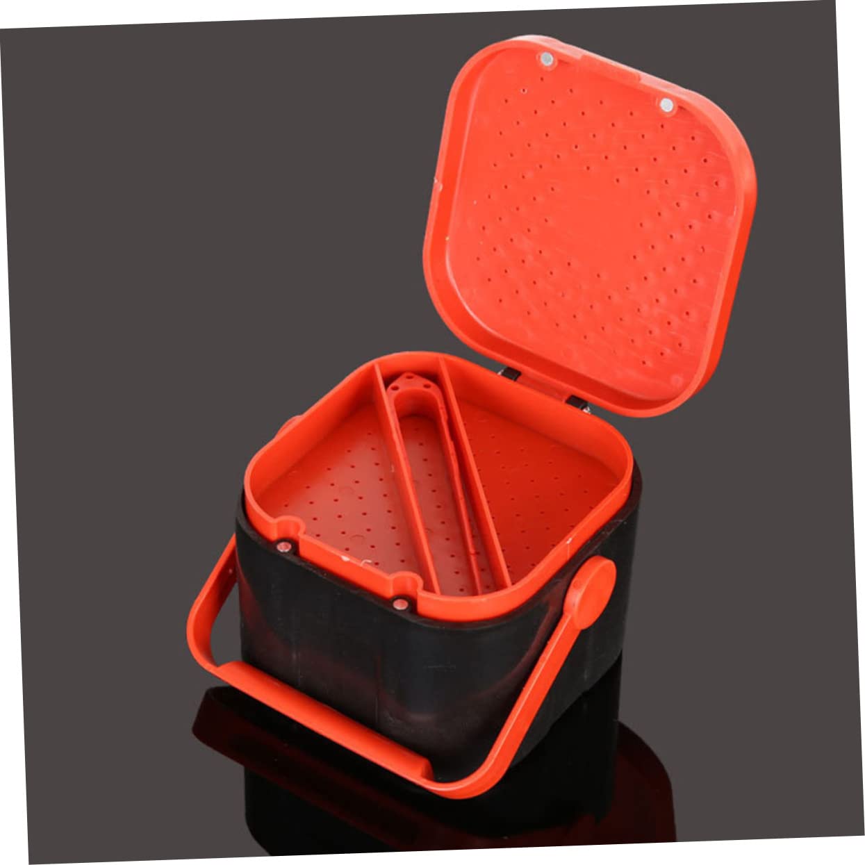 Breathable Live Bait Container - Durable Worm Box for Fishing Tackle & Supplies - Perfect for Freshwater & Saltwater Fishing Trips
