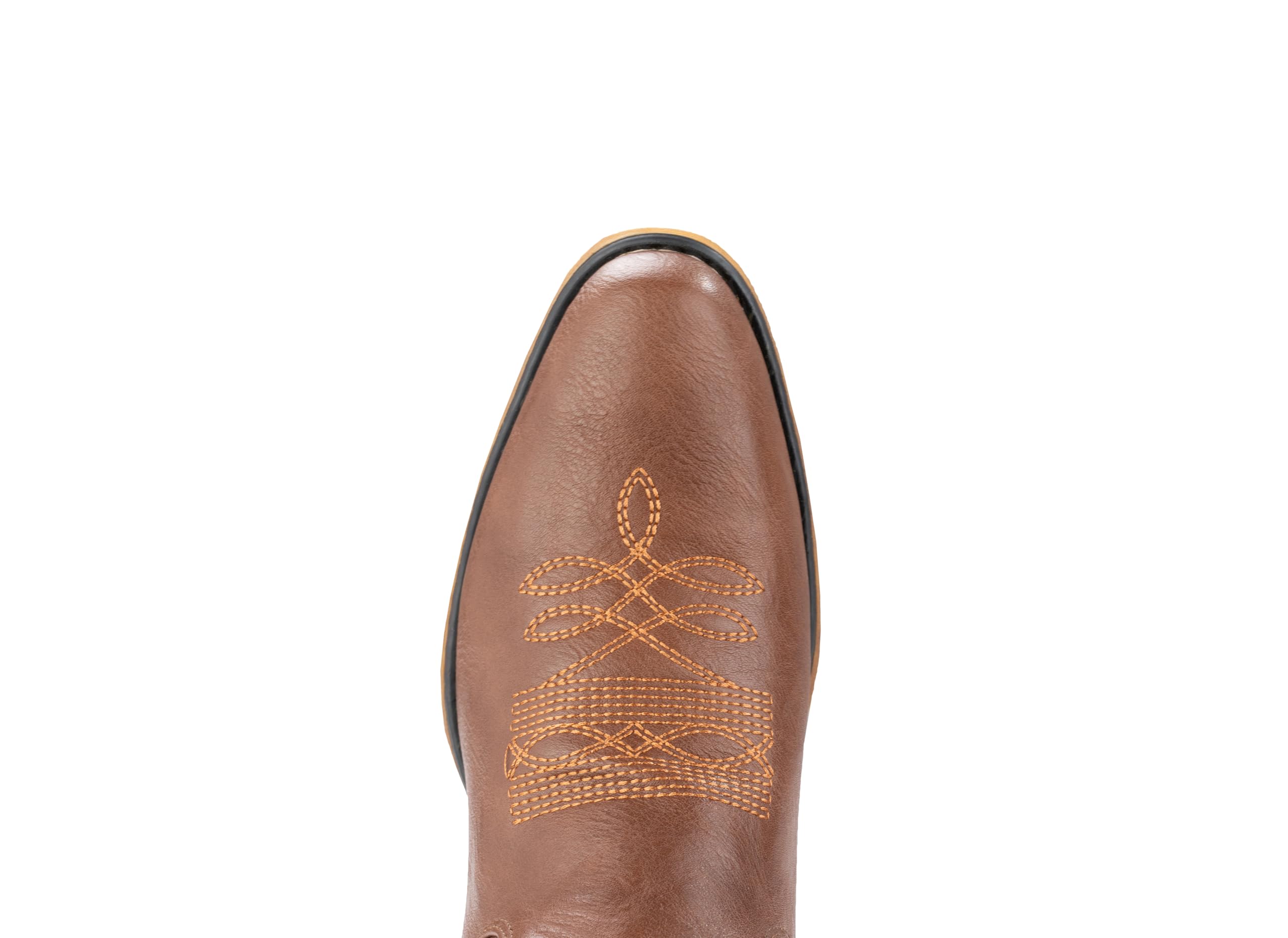 Women's Western Cowboy Boots - Pointy Toe Pull-On Cowgirl Boots Mid Calf Height | Perfect for Country Dancing, Rodeo & Casual Wear