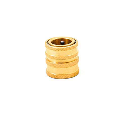 MTM Hydro Brass Garden Hose Coupler - Heavy Duty Quick Connect Fitting for Outdoor Watering, Irrigation & Car Washing - Compatible with Standard Garden Hoses