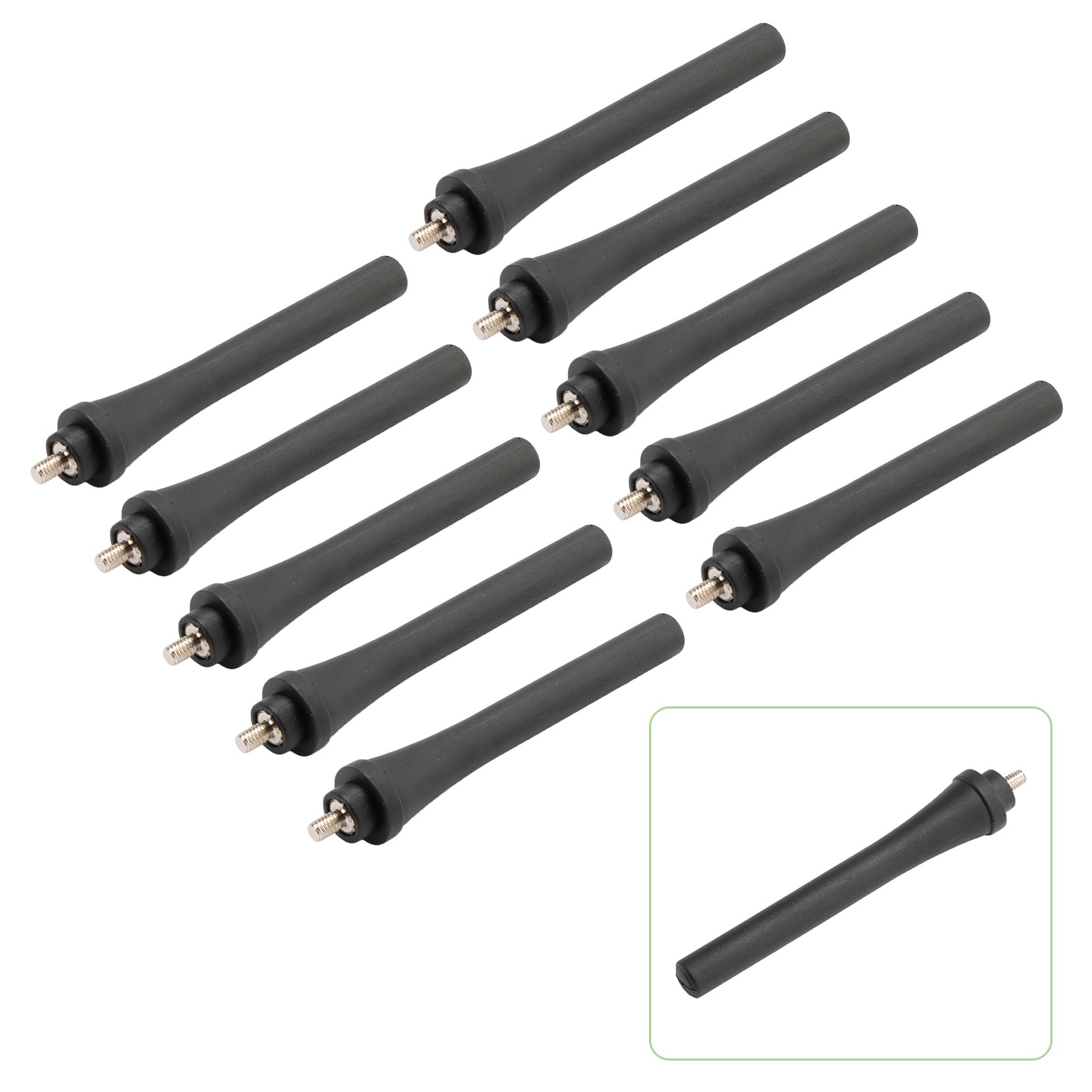 10x Radio 80mm HYT TC310 Antenna 400-470MHz for Hytera TC310 TC320 Walkie Talkie - Perfect for Construction, Security, and Outdoor Communication
