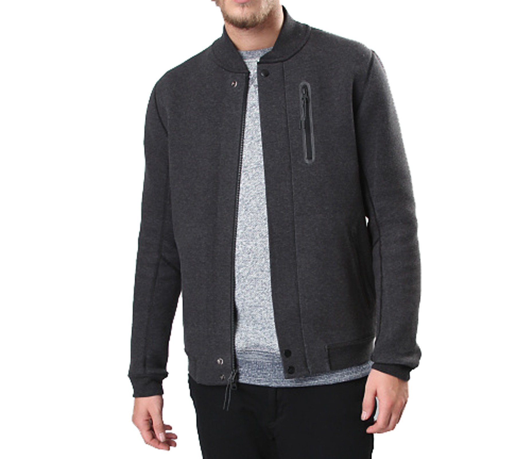 Nike Men's Tech Varsity Jacket 3MM - Lightweight Water-Resistant Windbreaker for Running, Hiking & Outdoor Activities