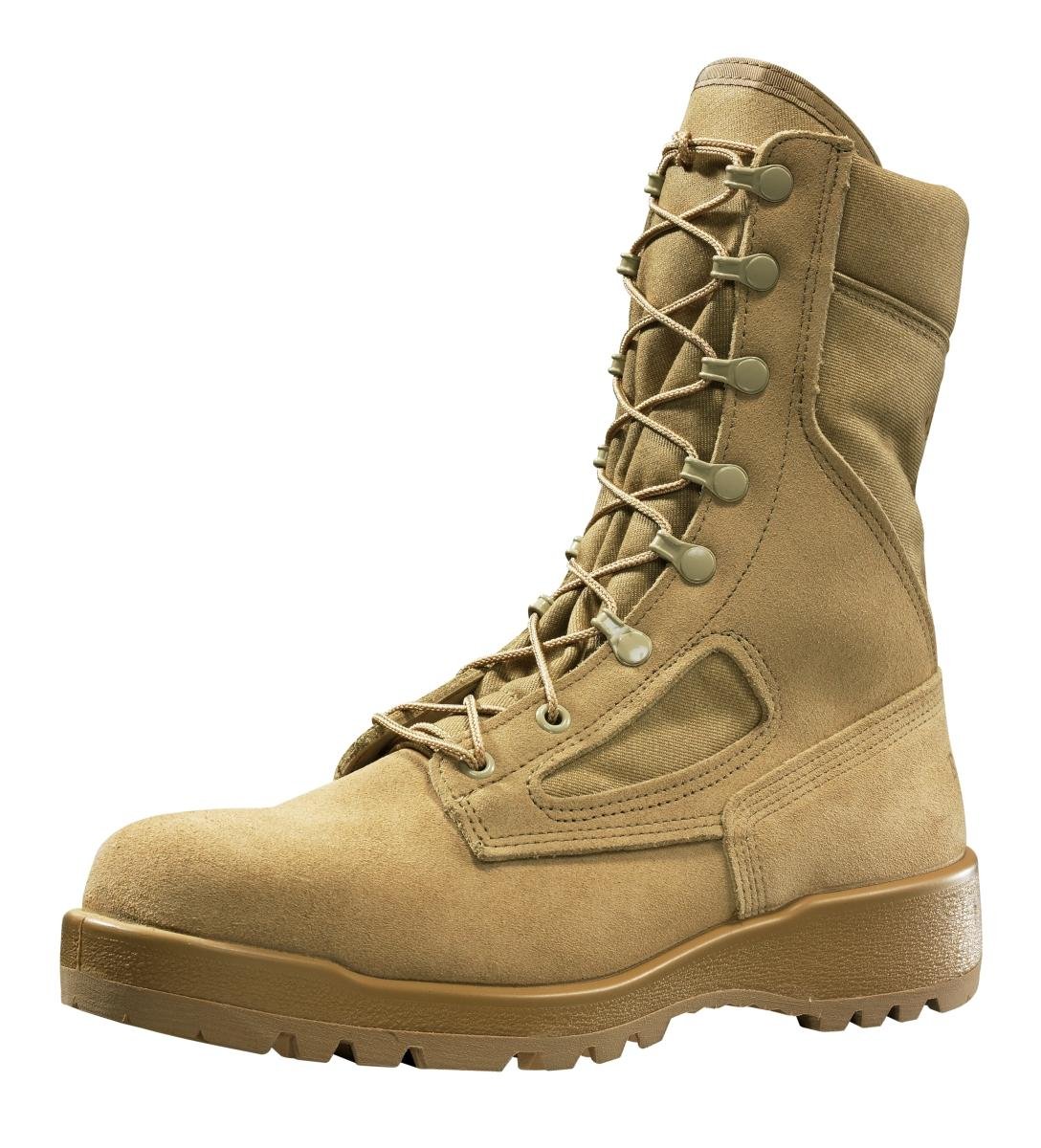 B Belleville Men's 340 DES Hot Weather Combat Boots - Military Tactical Boot for Flight Crew & Vehicle Operators - Durable Desert Boots for Outdoor, Hiking & Work Scenarios