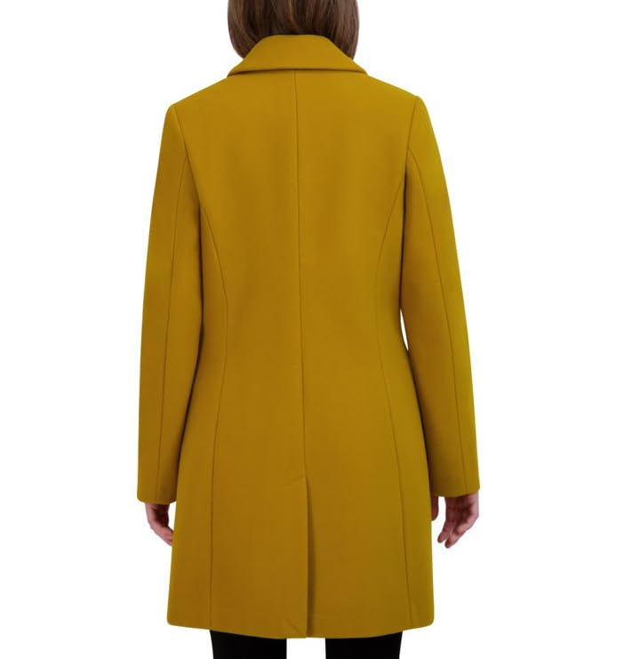 Laundry by Shelli Segal Women's Faux Wool Coat with Notch Collar - Stylish Winter Outerwear for Casual & Office Wear