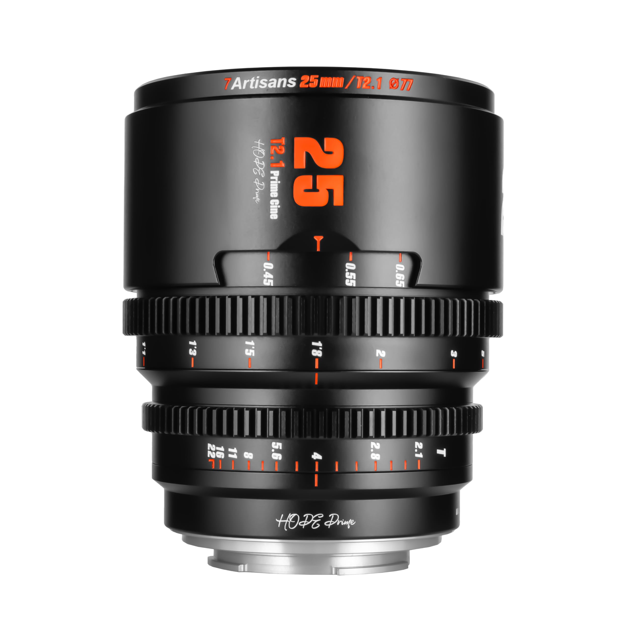 7artisans 25mm T2.1 Cine Lens for M4/3 Mount Cameras - Large Aperture S16 Frame Manual Focus Lens - Perfect for Filmmaking, Vlogging & Macro Photography (Black)