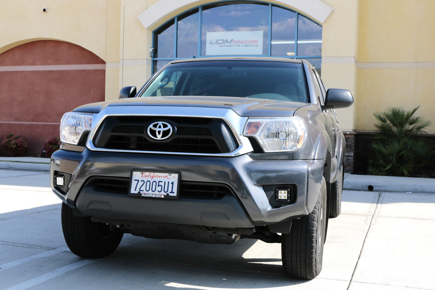 40W CREE Cubic LED Fog Lights with Mounting Bracket, Bezel & Wiring Kit - Compatible with 2012-2015 Toyota Tacoma | Off-Road, Night Driving & Foggy Weather Use