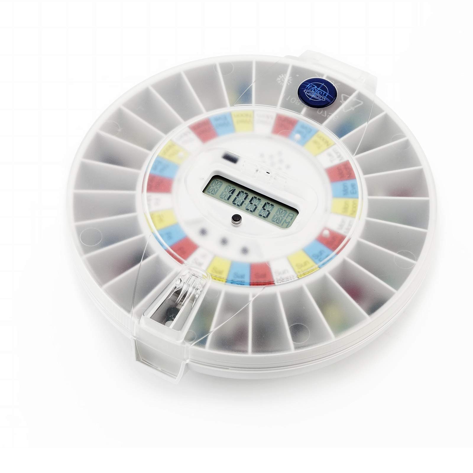 Pivotell® Advance Clear Lid Automatic Pill Dispenser with 24 Alarms - Secure Medication Organizer for Dementia & Alzheimer's Patients | Elderly Daily Pill Reminder | NHS-Approved Medical Device for Home Care & Assisted Living