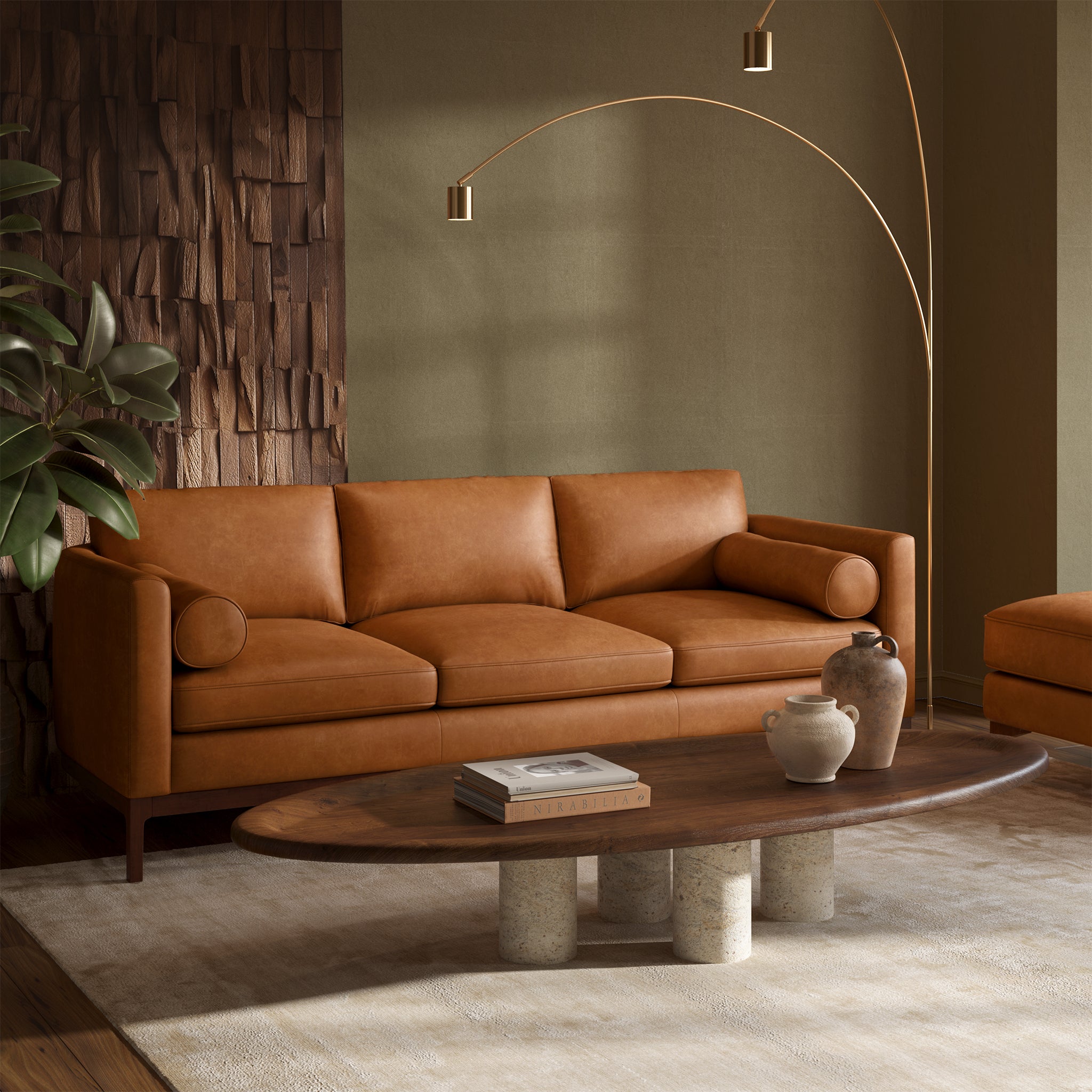 Toscano 89 Sofa - Modern Comfortable Living Room Furniture for Small Spaces | Perfect for Apartments, Condos & Cozy Homes