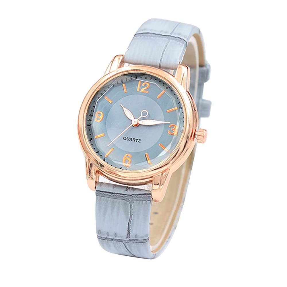 Luxury Women's Blue Life Watch - High-End Glass Quartz Waterproof Watch for Women & Men - Perfect for Business, Casual & Outdoor Activities