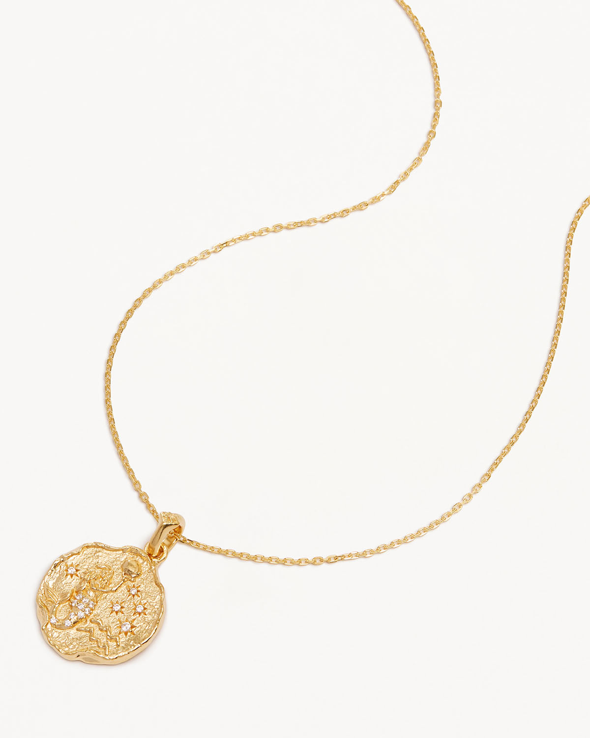 18K Gold Vermeil Aquarius Zodiac Necklace - Elegant Personalized Jewelry Gift for Women, Birthday, Anniversary & Everyday Wear