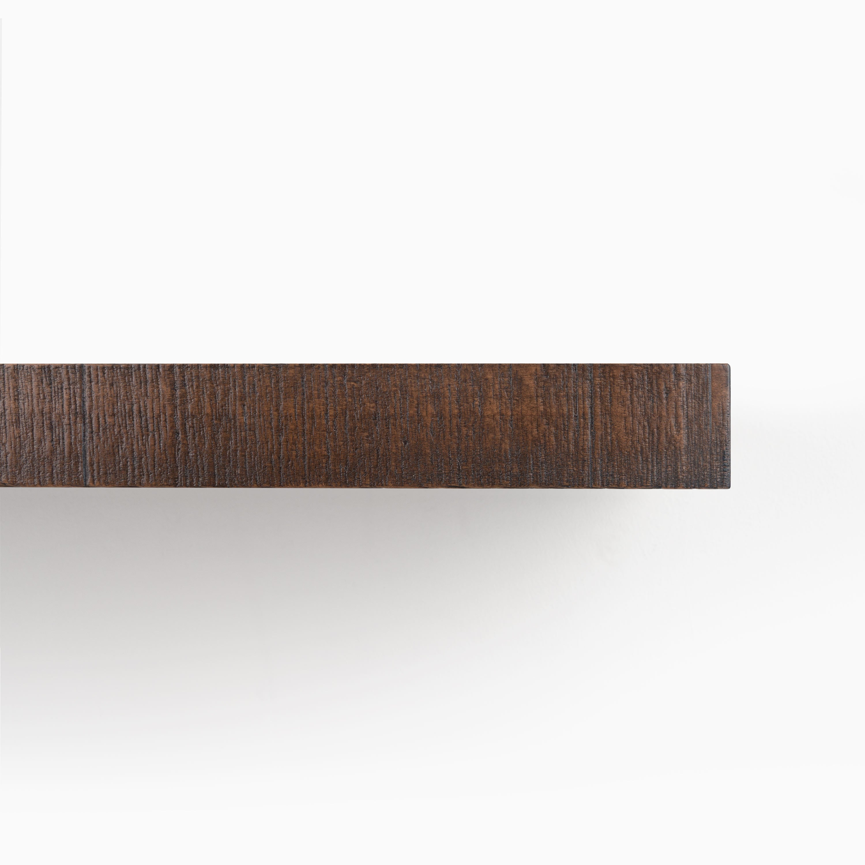 Aksel Inlay Espresso Rustic Floating Shelf - Handmade Wood Wall Shelf for Kitchen, Bathroom & Living Room Decor - Perfect for Displaying Plants, Photos & Home Decor Items