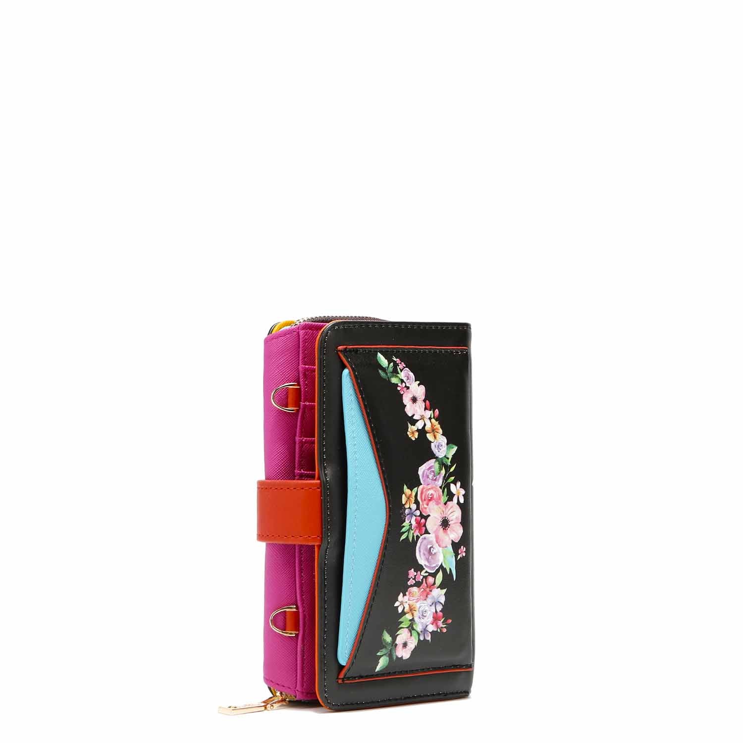 Stylish Trifold Phone Case with Crossbody Wallet - Perfect for Hands-Free Convenience While Shopping, Traveling, or Running Errands