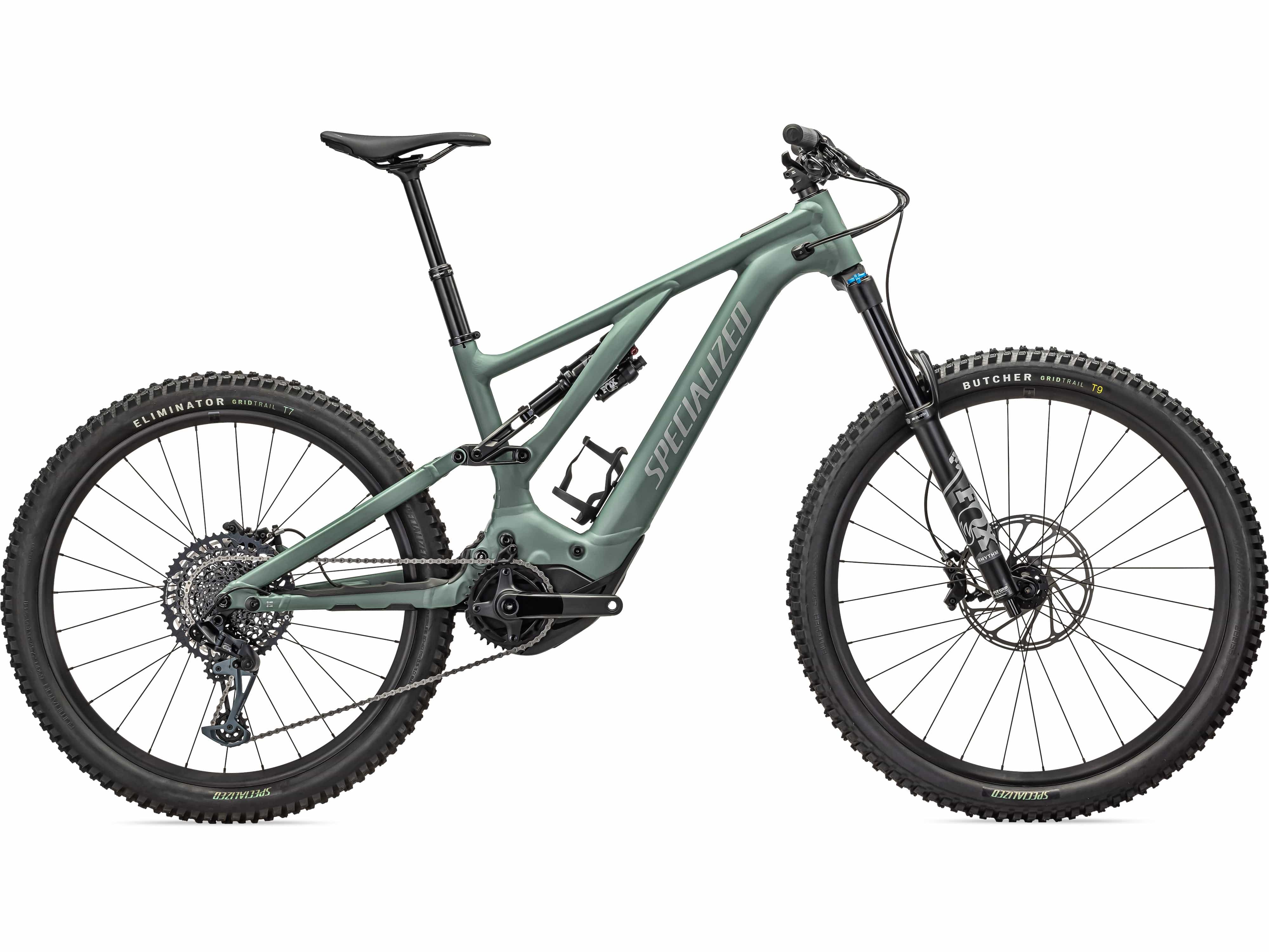 Sage green / cool grey / black