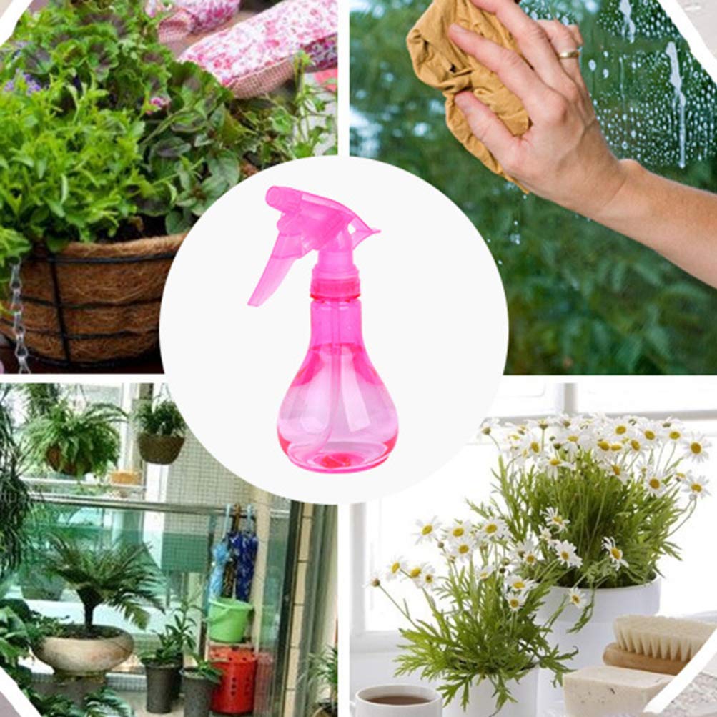 Minkissy 3-Pack Hydrating Spray Bottles - Portable Empty Plastic Mist Bottles for Hair, Face & Plants (Random Colors) | Travel, Salon & Home Use
