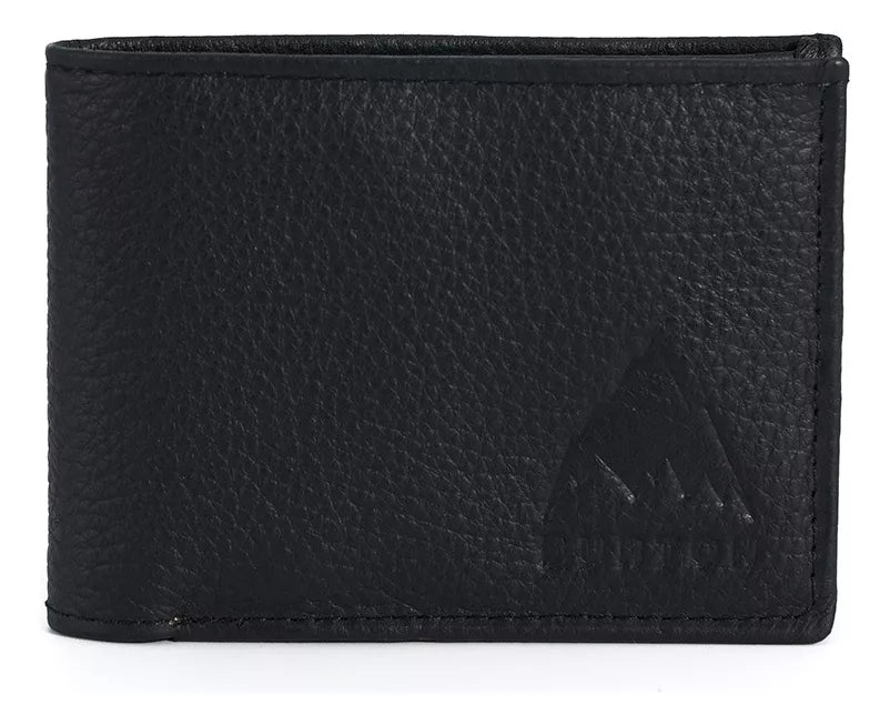 Burton Mountain Leather Wallet for Men - Slim RFID Blocking Bifold Wallet - Perfect for Travel, Business & Everyday Use