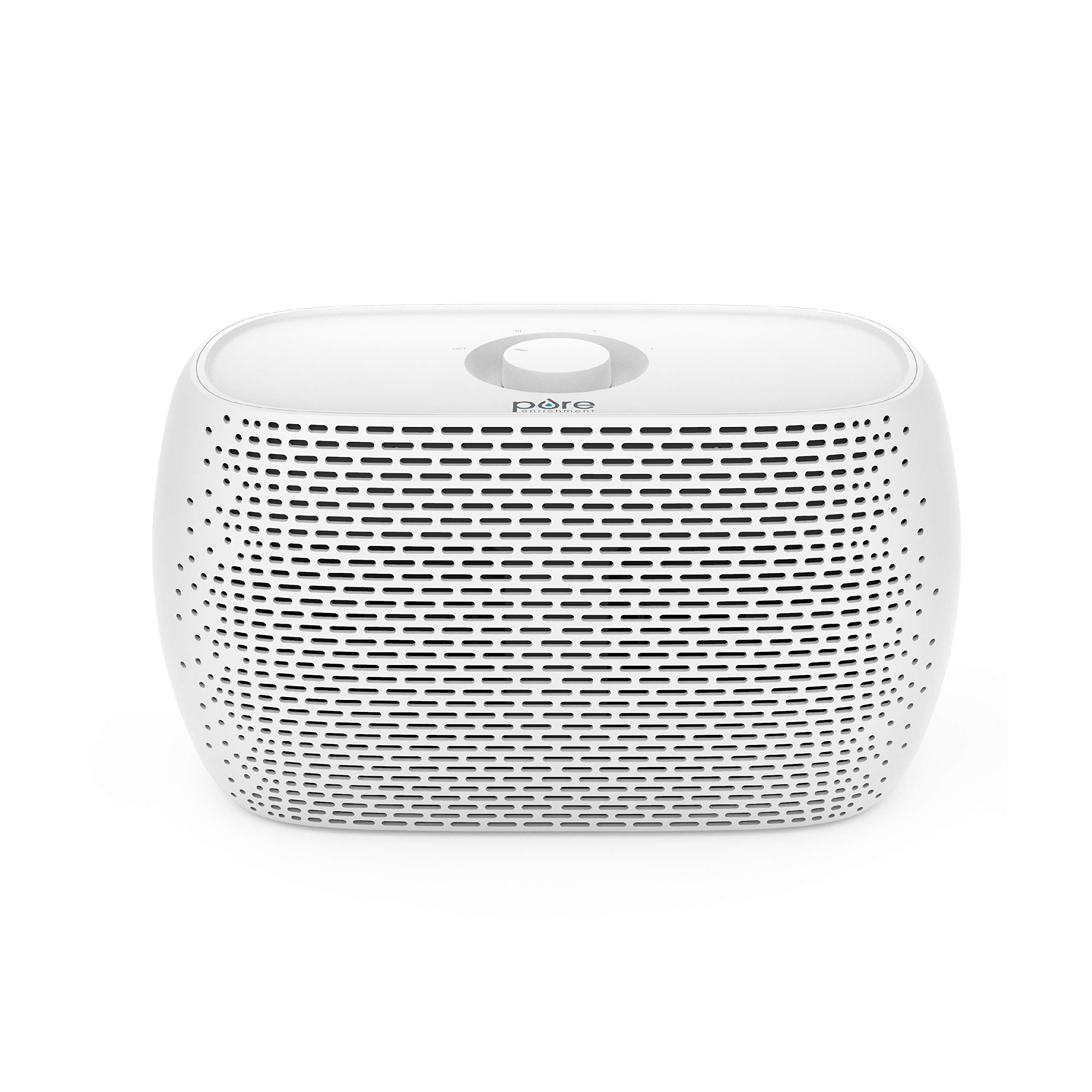 Pure Enrichment PureZone Breeze 2-in-1 Tabletop Air Purifier with True HEPA Filter - Removes Allergens, Pet Dander, Smoke & Dust - Compact Air Cleaner for Home, Bedroom, Office & Small Spaces - Perfect for Allergy Relief & Fresher Indoor Air
