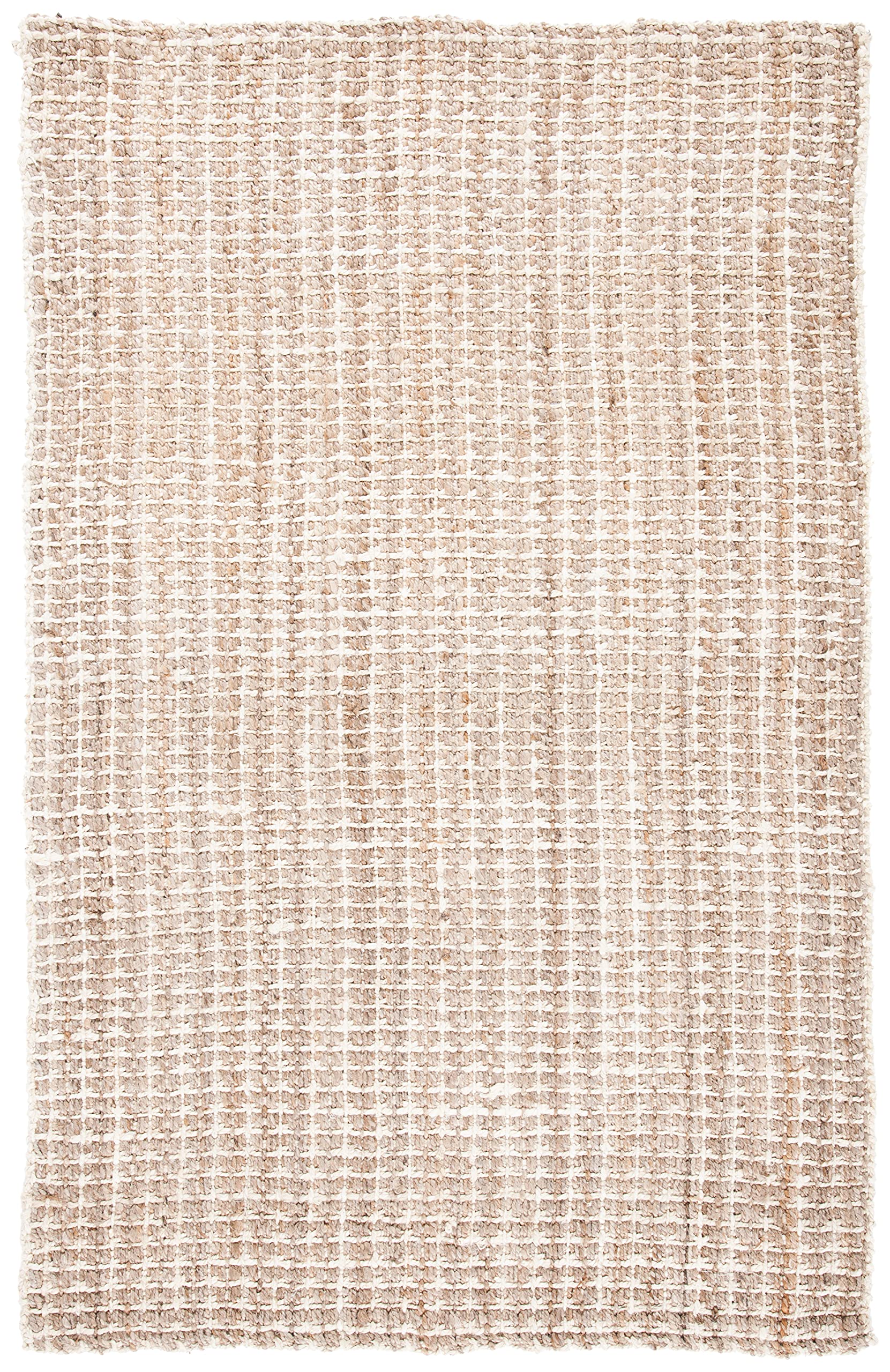 SAFAVIEH Natural Fiber Handmade Jute Area Rug - 8' x 10', Boho Farmhouse Woven Design for Living Room & Bedroom | Durable & Stylish for High Traffic Areas | Eco-Friendly Home Decor (NF188A)