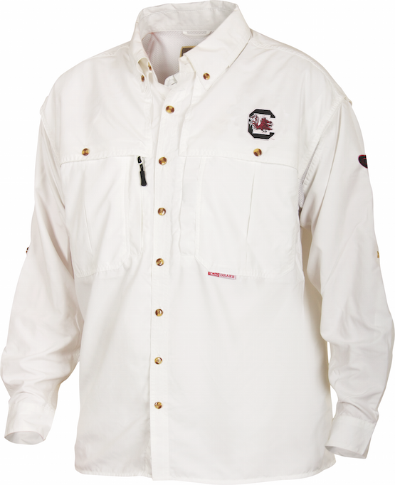South Carolina Wingshooter's Long Sleeve Shirt - Durable Hunting Shirt for Outdoor Enthusiasts | Perfect for Upland Bird Hunting & Field Sports