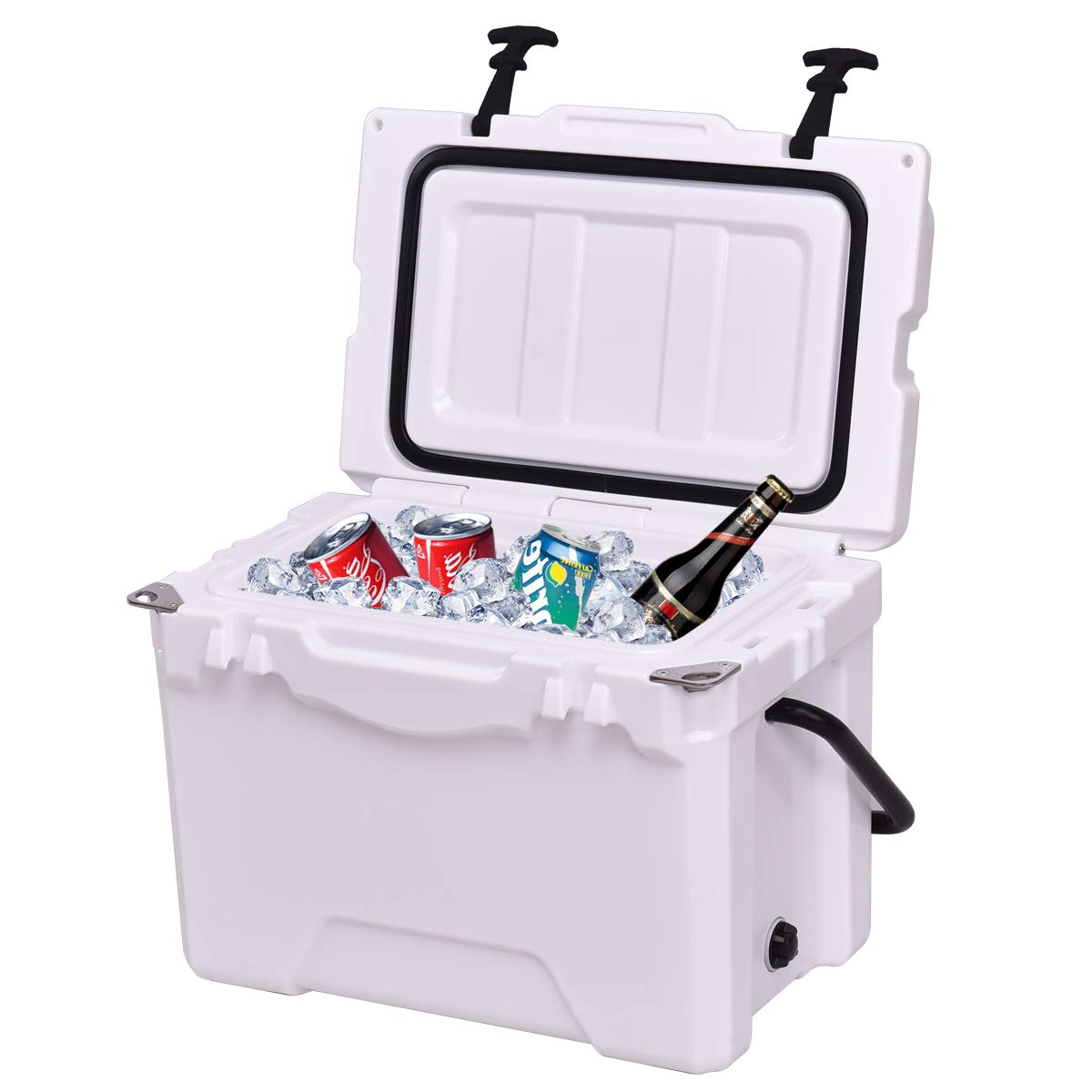 Happygrill 20 Quart Large Cooler Box - Portable Insulated Ice Chest for Camping, Beach, Picnics, Fishing & Outdoor Activities | Heavy Duty Party Cooler for Drinks, Food & Beverages