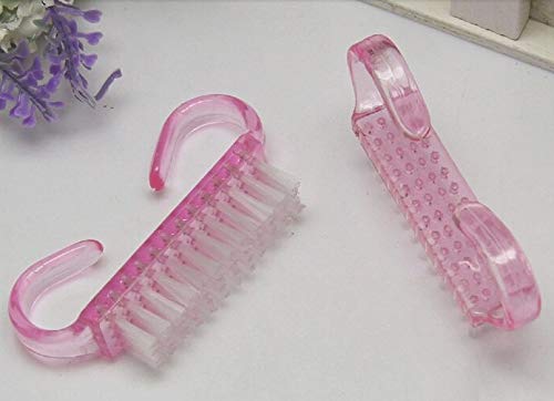 Mini Nail Brush Set - 2 Pack Small Nail Scrubber for Deep Cleaning, Stain Removal & Manicure Care | Perfect for Travel, Home & Salon Use