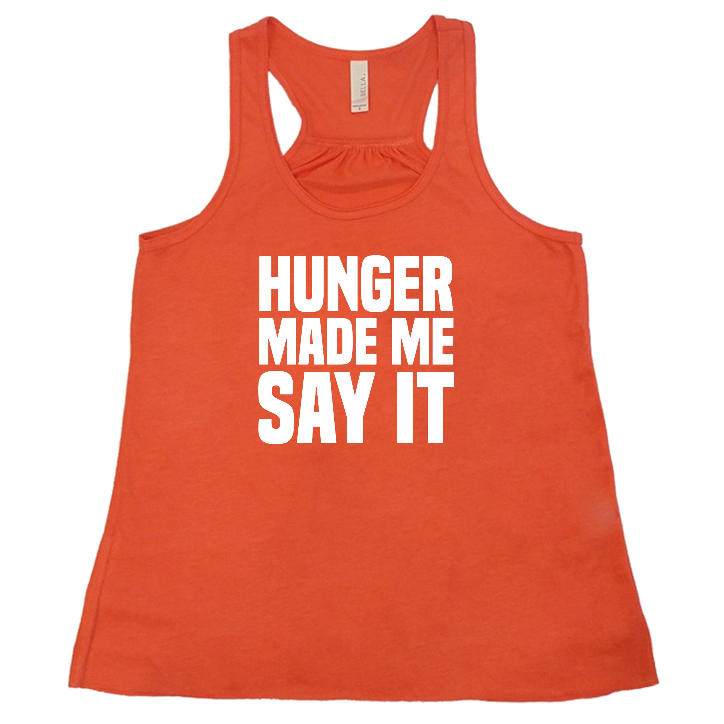 Hunger Made Me Say It Shirt - Funny Food Lover T-Shirt for Men & Women - Perfect for Cafes, Restaurants & Foodie Outings