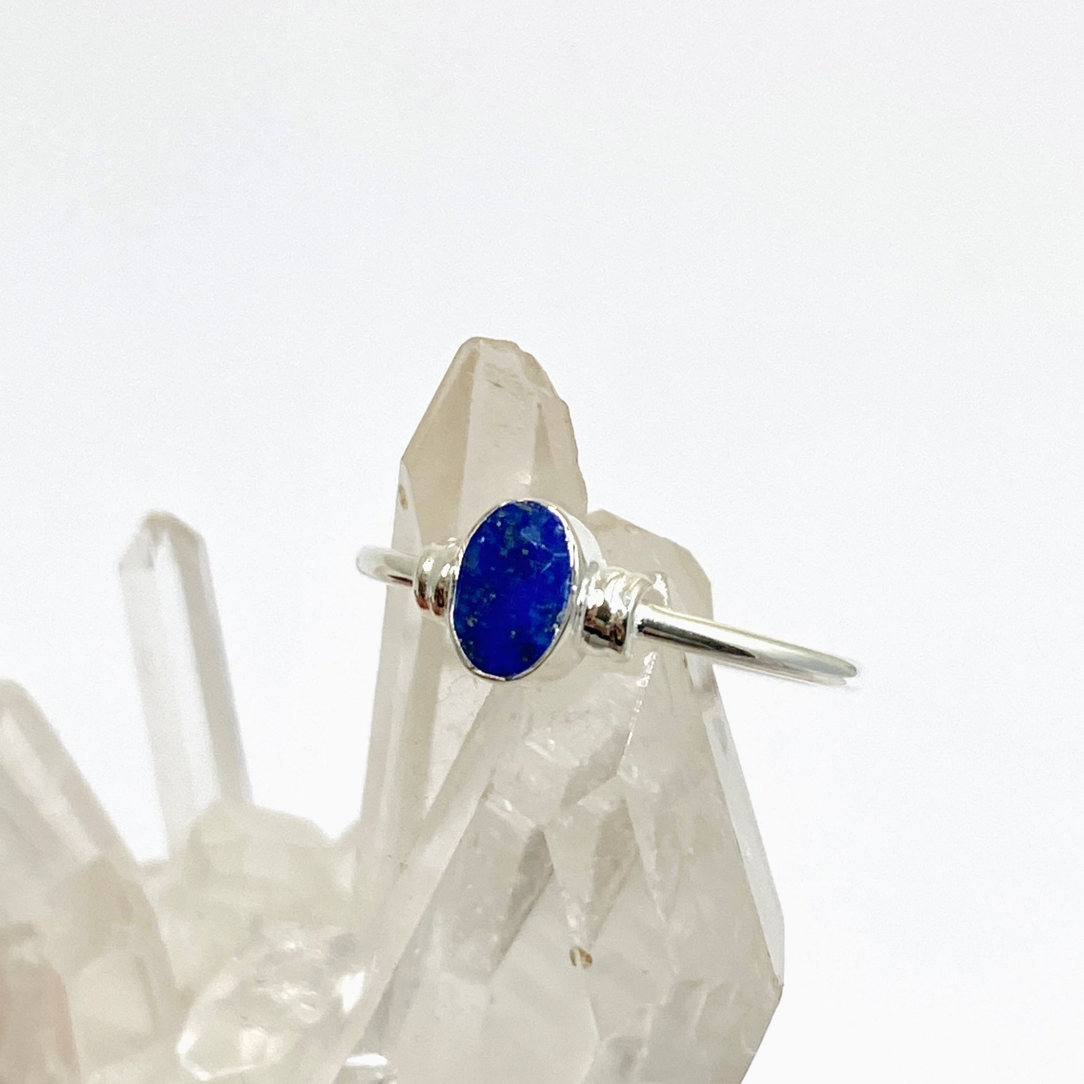 Lapis Lazuli Oval Faceted Gemstone in Sterling Silver Decorative Pendant R4813 - Perfect for Jewelry Making, Gift Giving & Spiritual Healing