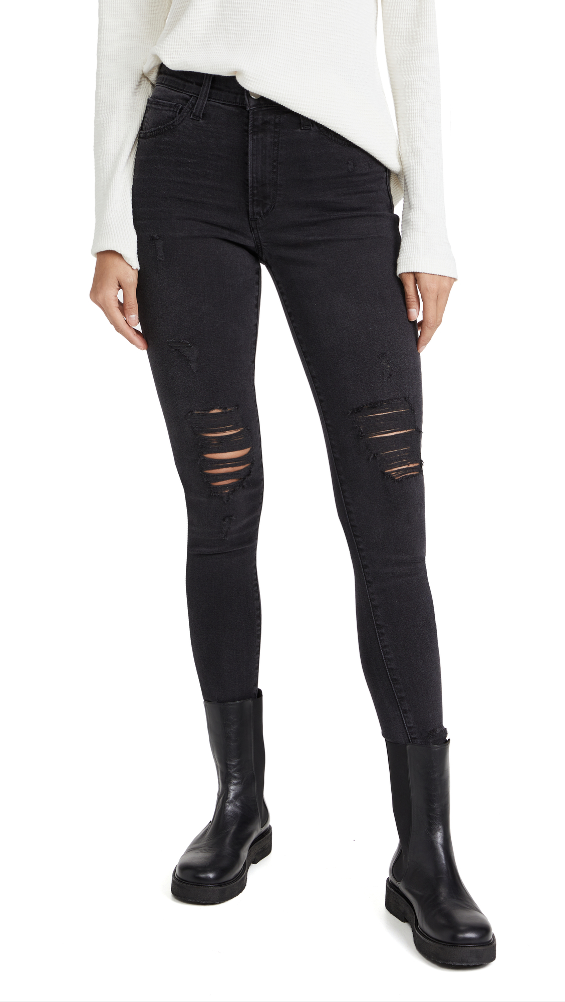 Joe's Jeans Women's The Charlie Ankle Jeans - High Waist Skinny Stretch Denim Pants for Casual Wear & Night Out