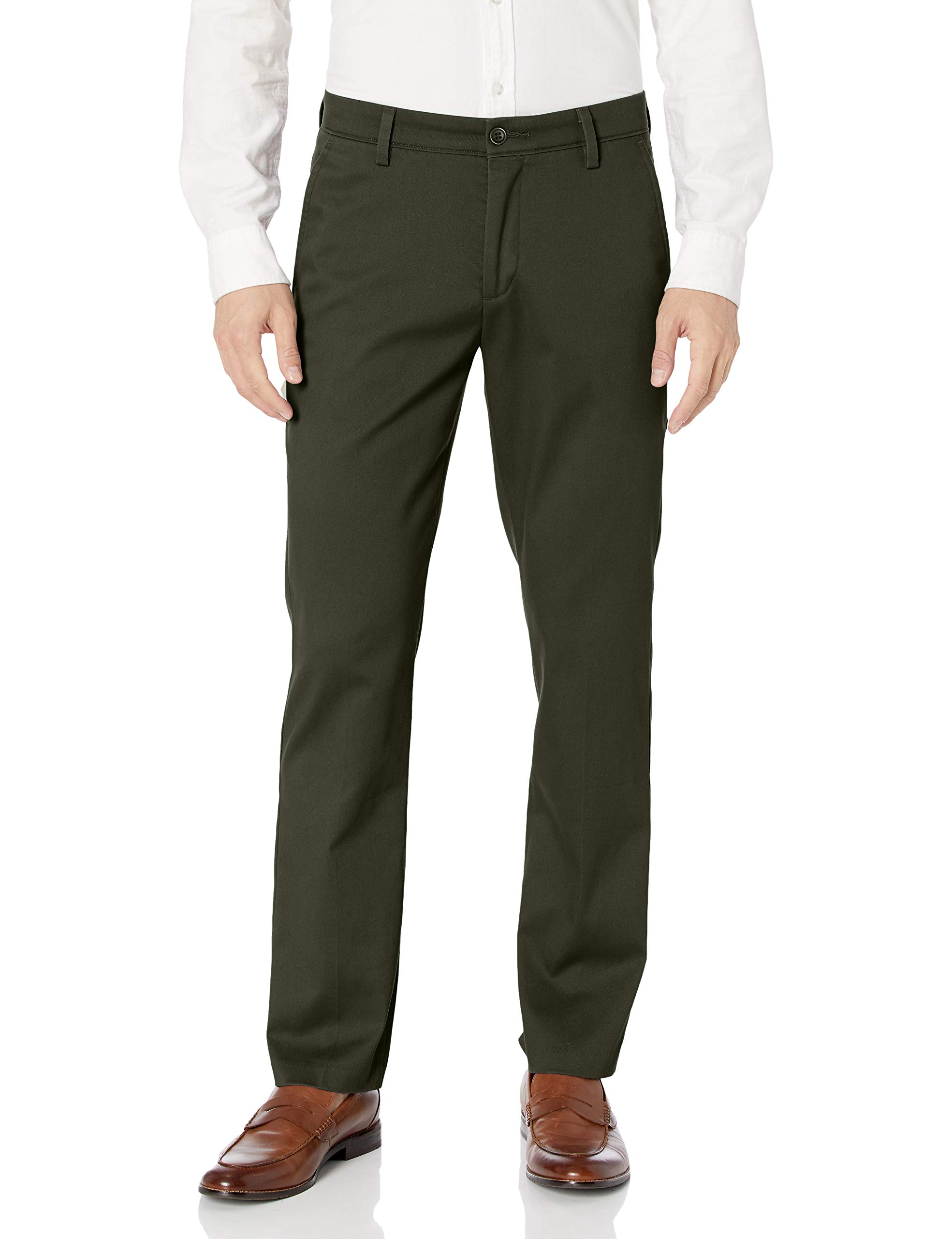 Dockers Men's Slim Fit Easy Khaki Pants - Comfortable Office & Casual Wear for Business & Travel