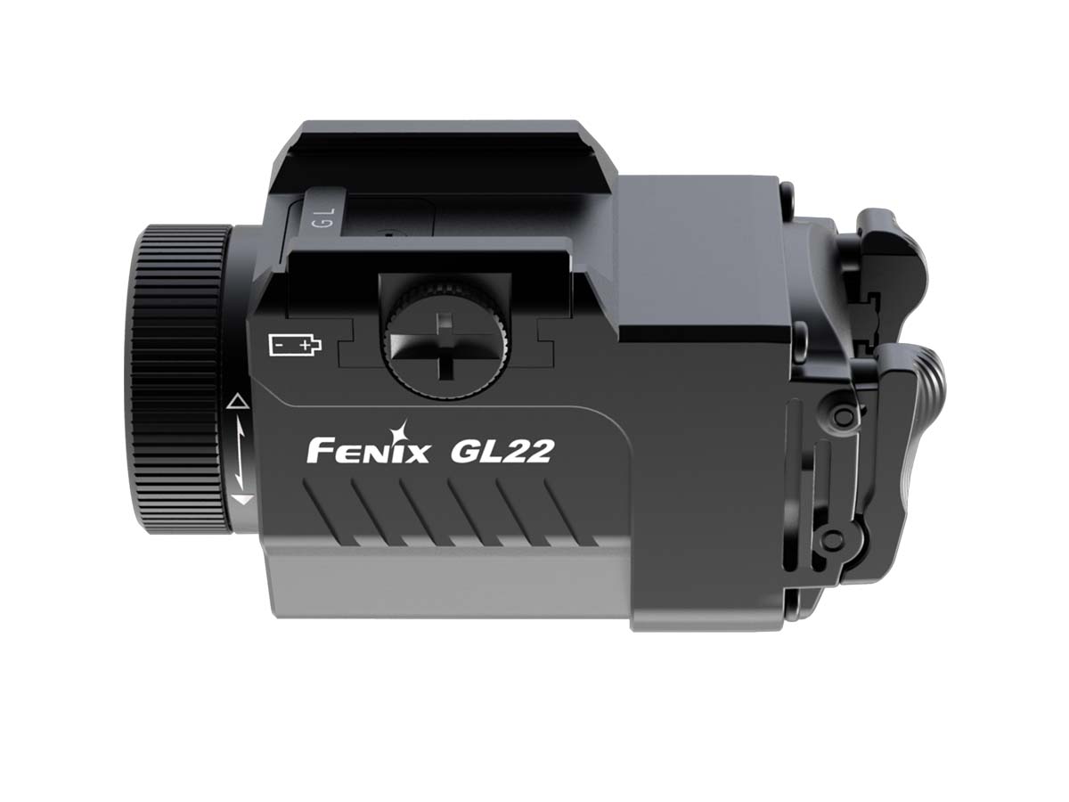 Fenix GL22 Tactical Flashlight with Red Laser Sight - Compact Weapon Light for Pistols, Rifles & Hunting - Perfect for Home Defense, Law Enforcement & Outdoor Adventures