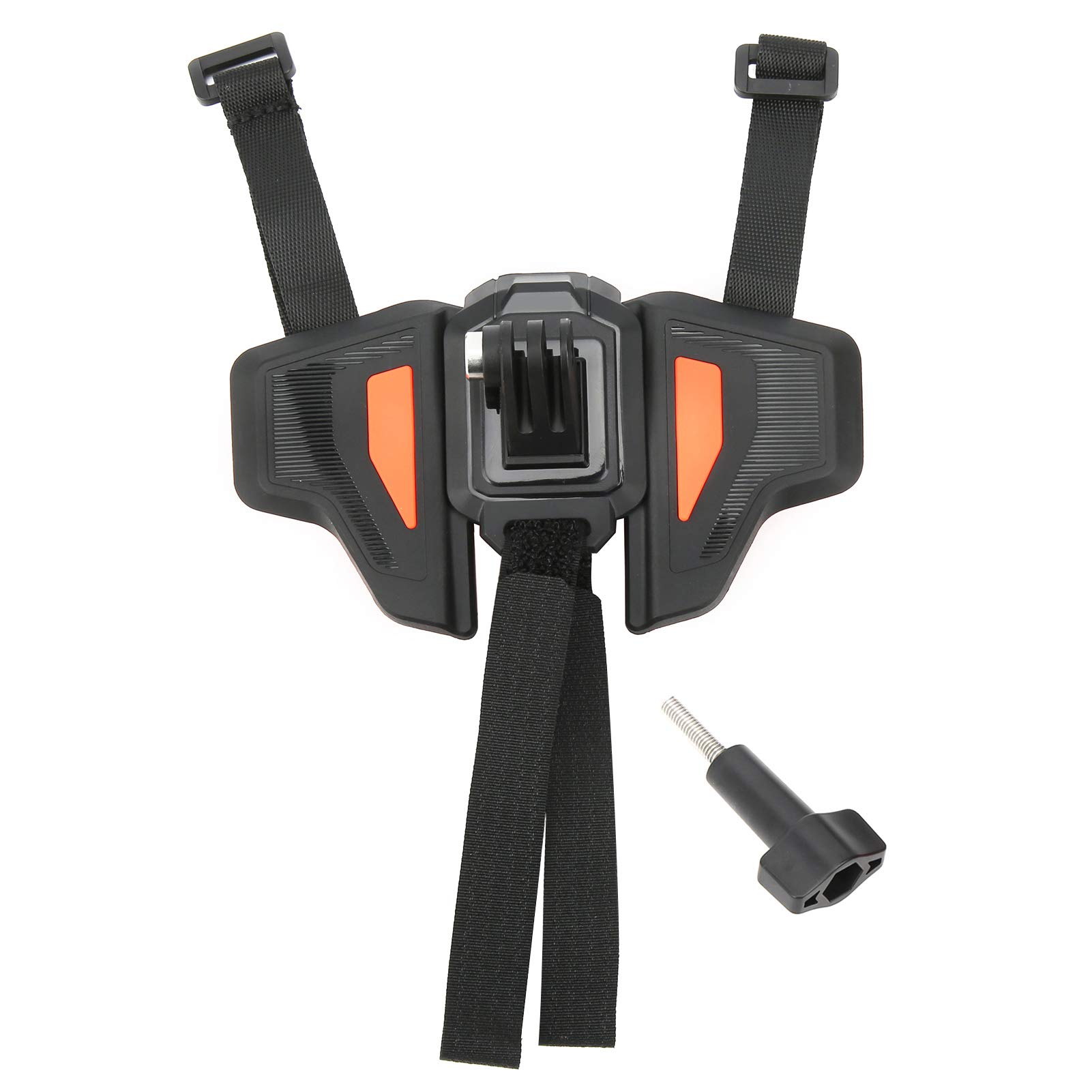 Deror Motorcycle Helmet Mount for Action Cam - Secure Chin Strap Bracket for Riding Adventures