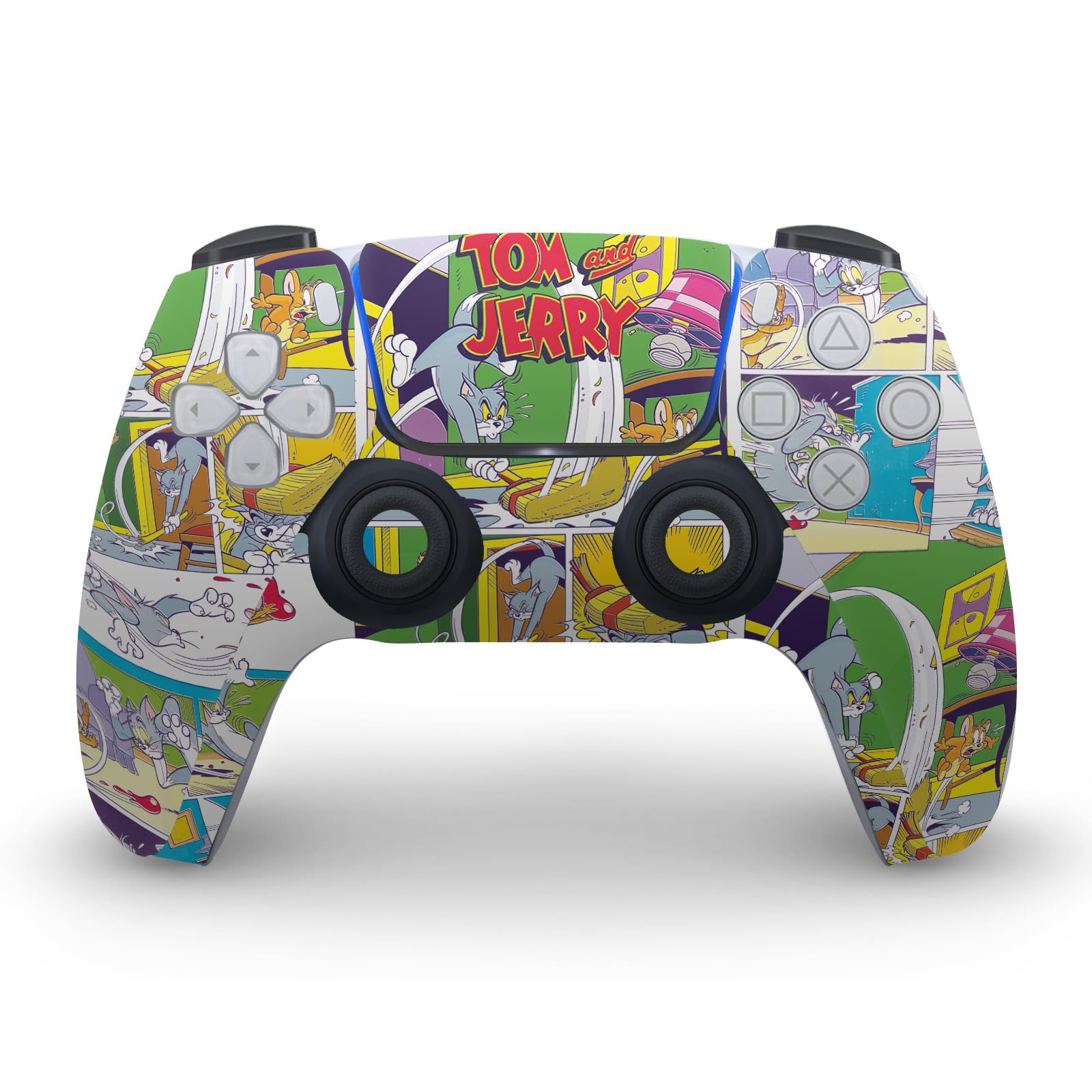 Tom & Jerry PS5 Skin - Officially Licensed Vinyl Decal for PS5 & Controller - Gaming & Home Decor
