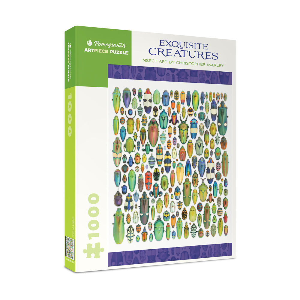 Christopher Marley Exquisite Creatures Insect Art Jigsaw Puzzle - 1000 Piece Nature-Themed Puzzle for Adults, Home Decor & Educational Activity | Perfect for Relaxation, Gift Giving & Classroom Learning