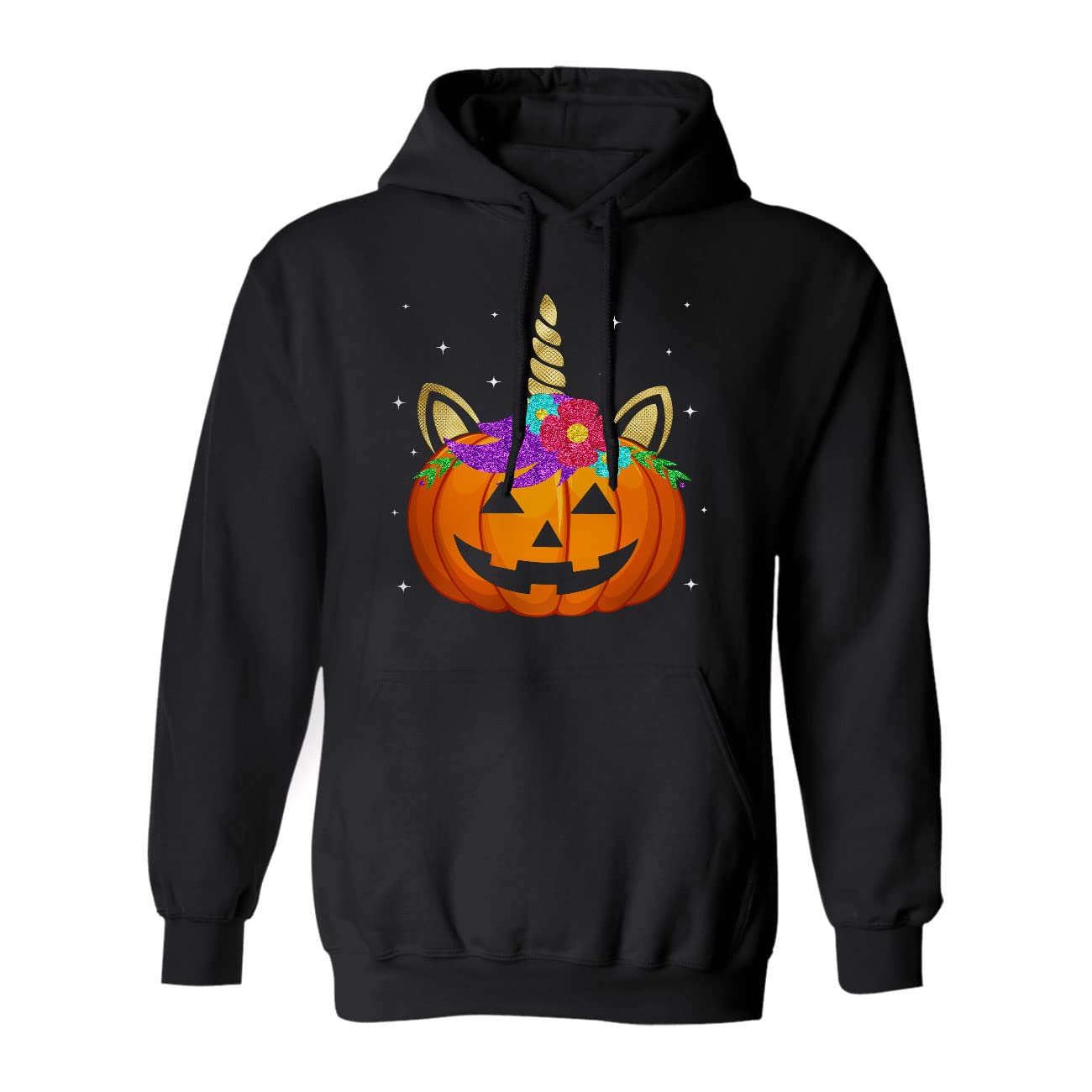 Cute Unicorn Pumpkin Hoodie for Toddler Girls - Halloween & Thanksgiving Outfit - Soft Kids Sweatshirt - Perfect Gift for Unicorn Lovers - Great for Parties, School & Family Gatherings